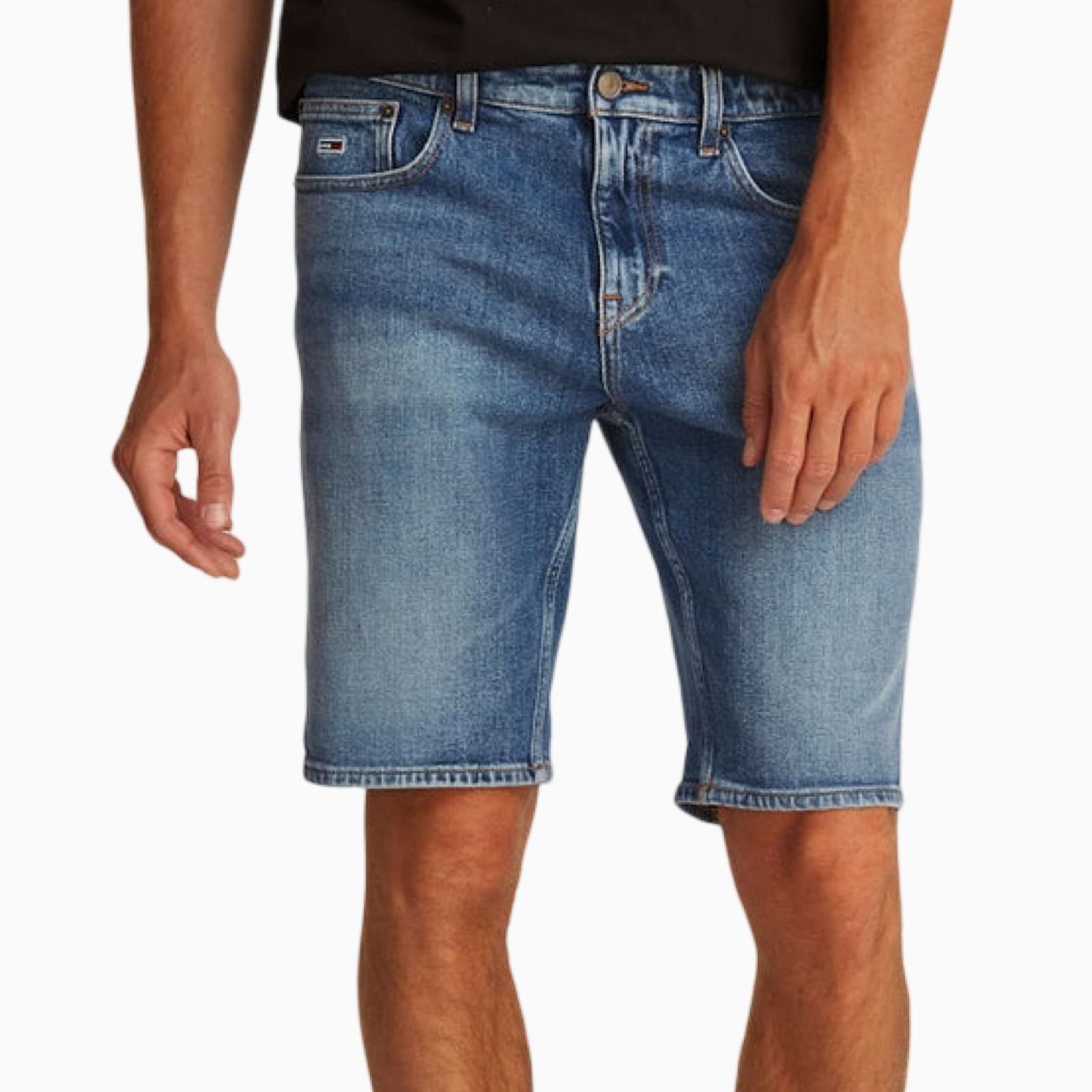 Мъжки сини дънкови къси панталони Tommy Hilfiger Jeans DM0DM20960