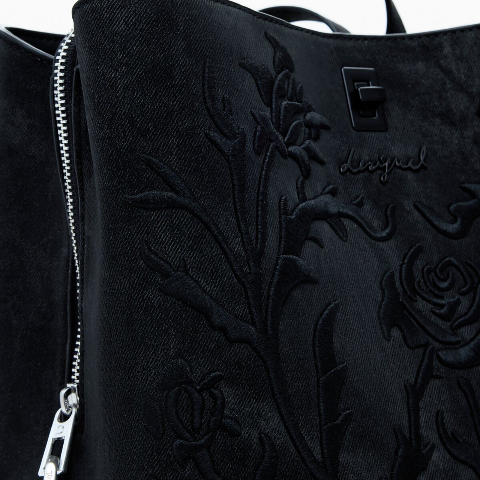 Дамска раница Women’s rucksack Desigual 25WAKP06 2000 Black detail view