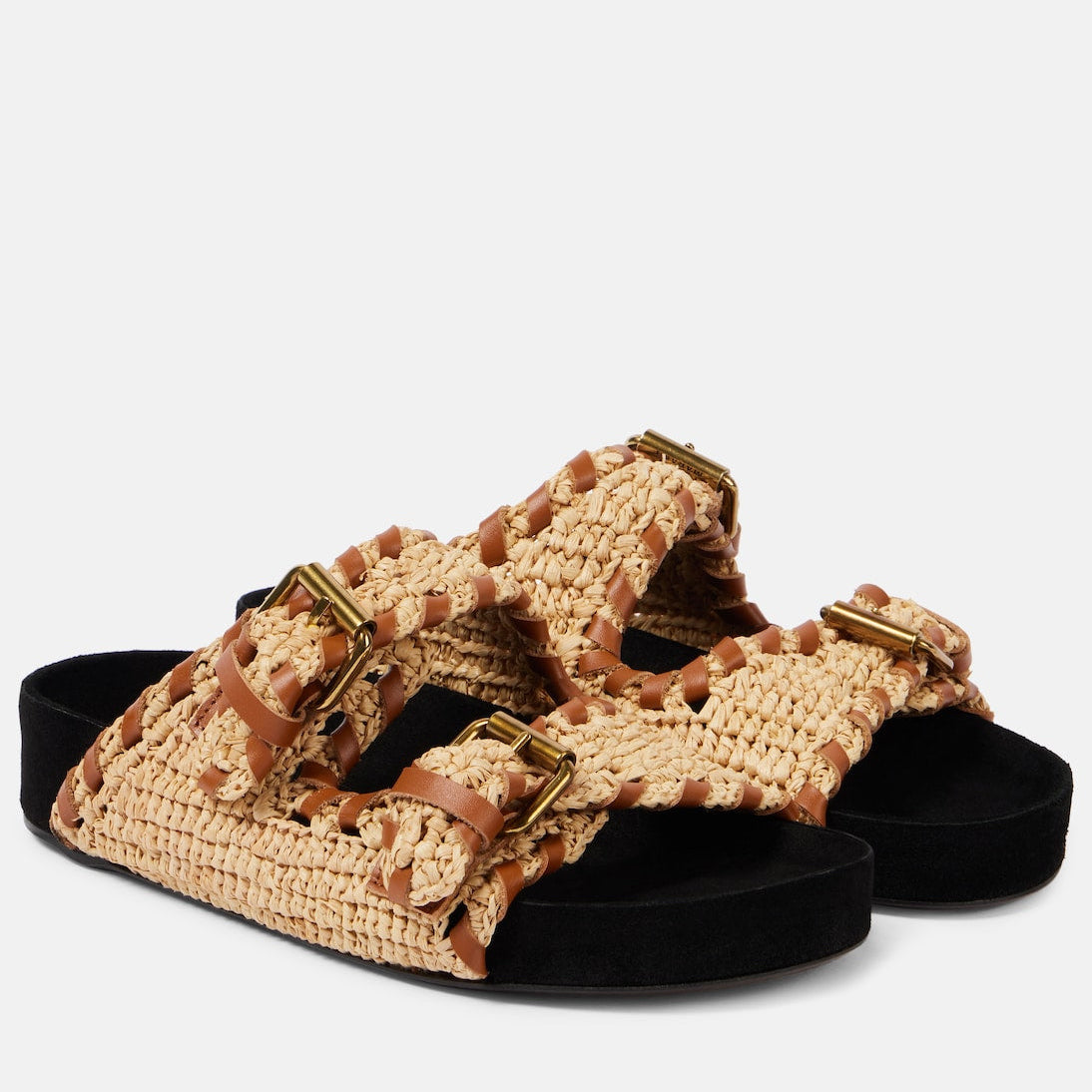 Isabel Marant Raffia Slippers