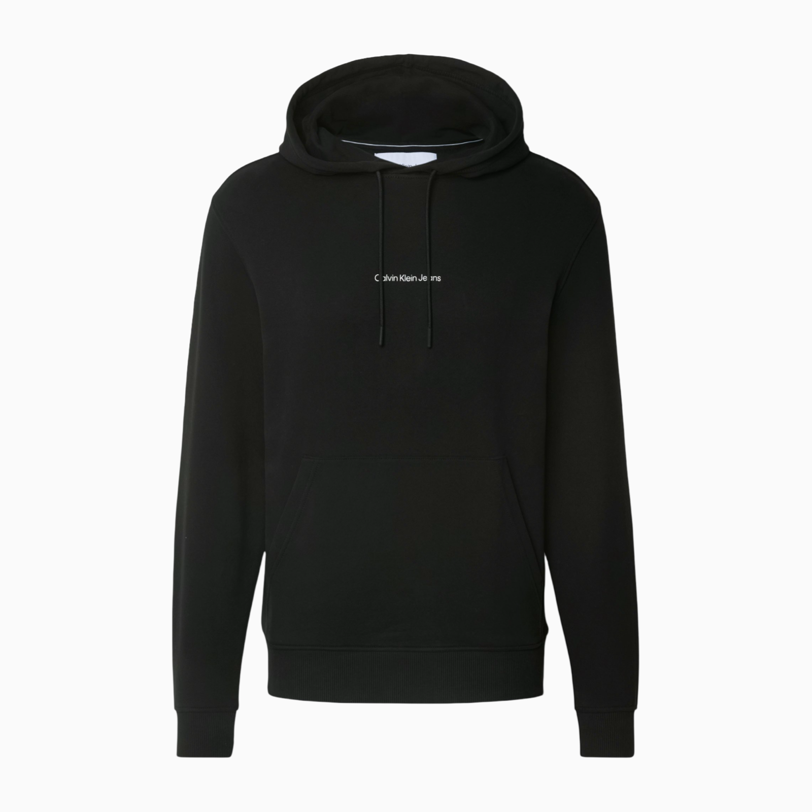 Мъжко черно худи Calvin Klein Jeans Men Hoodie J30J325639 Front View