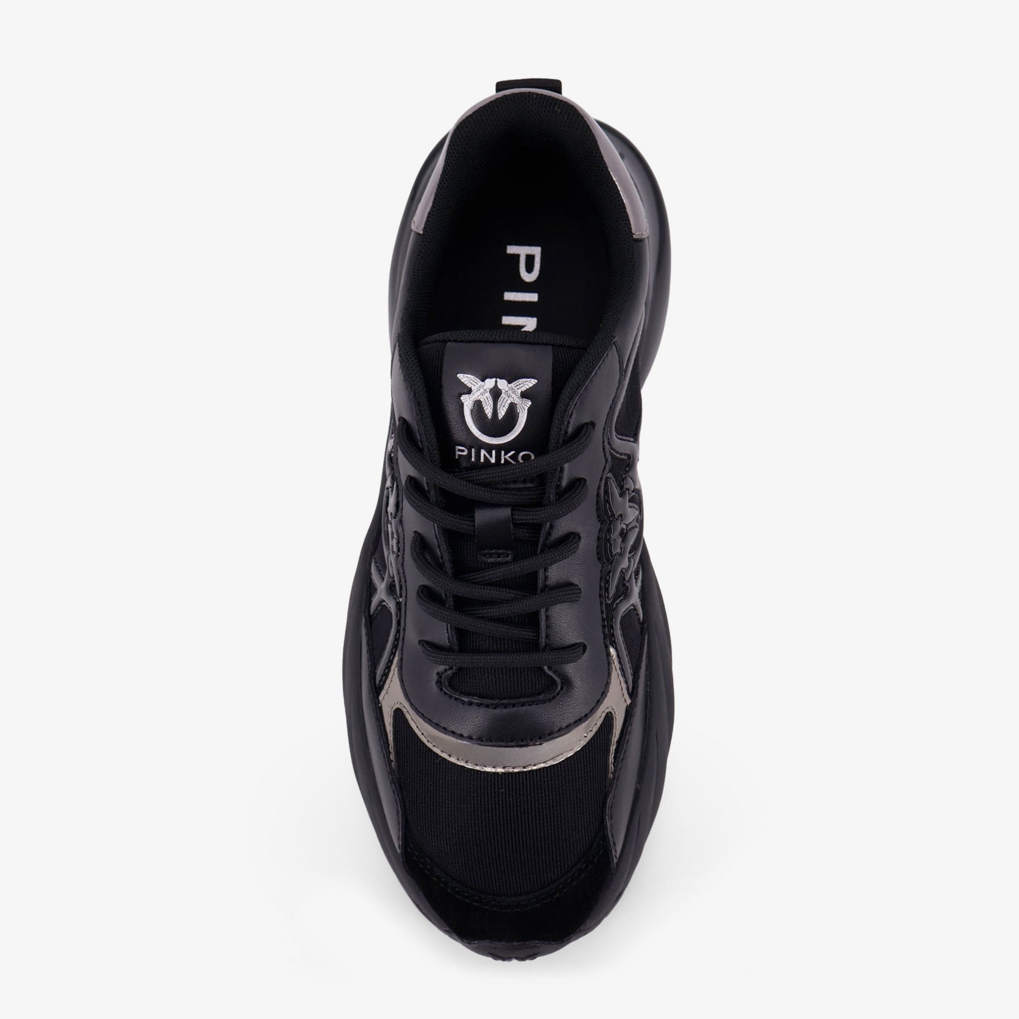 Дамски маратонки Women’s sneakers Pinko Ariel 33 SS0135 P142 Z99 Black top view