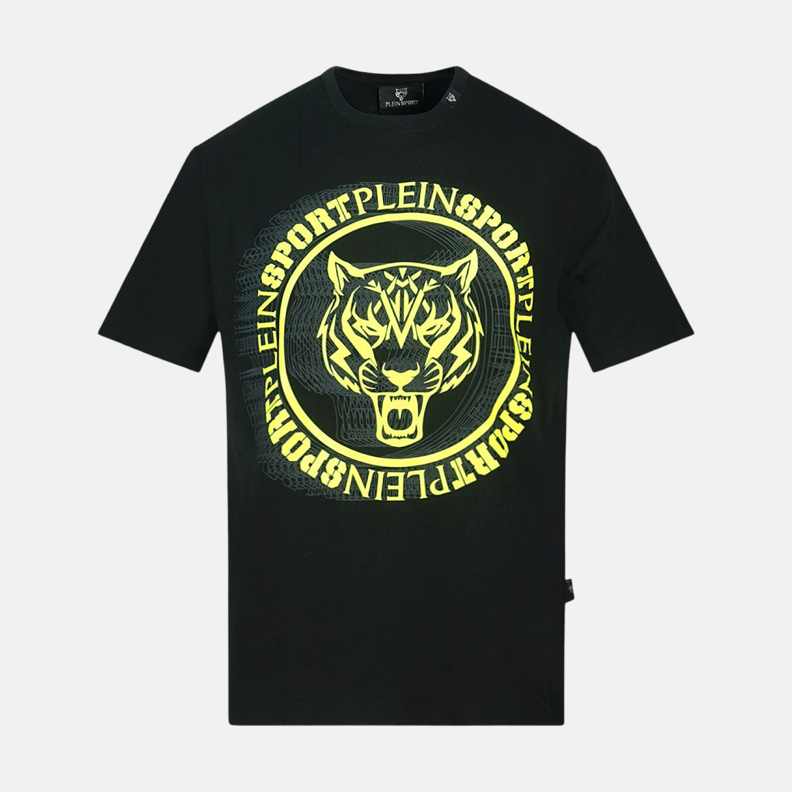 Мъжка черна тениска Plein Sport TIPS1115 99 Front View