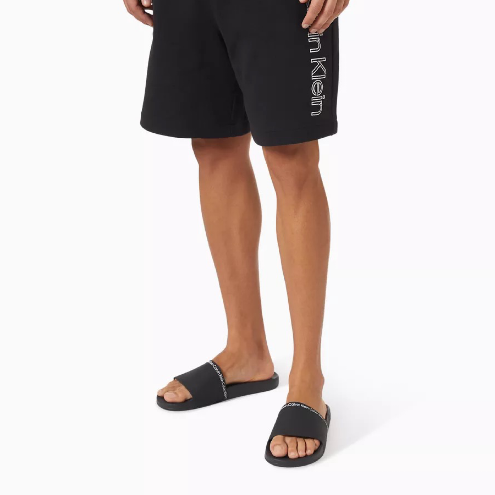 Мъжки чехли Calvin Klein Men Slippers HM0HM02108 BEH Model View