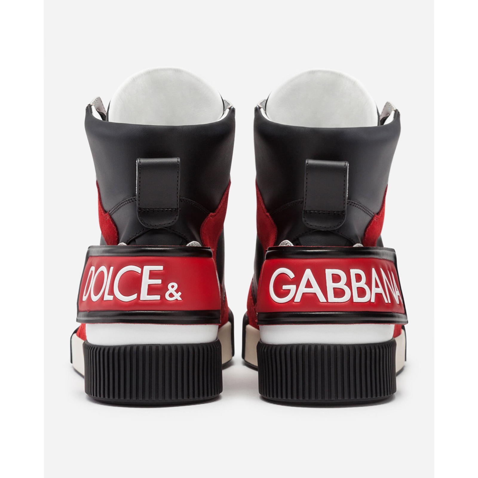 Dolce & Gabbana Miami DNA High Top Men Sneakers Heel View