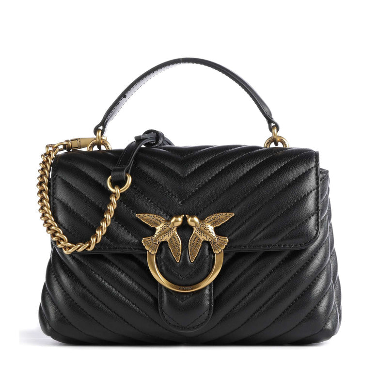 Дамска чанта Women’s handbag PINKO Love Lady Mini 100044 A0GK K35Q Black front view