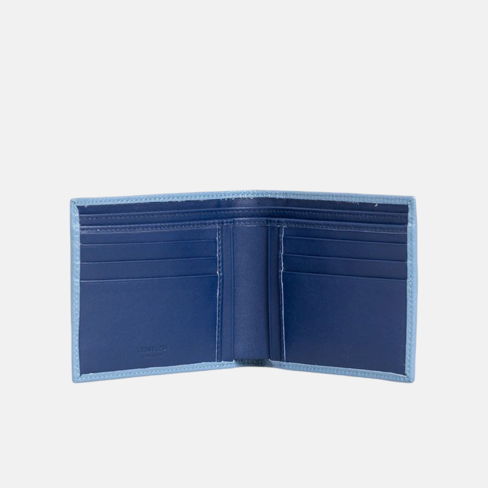 Мъжки син портфейл Trussardi Men Wallet Inside View