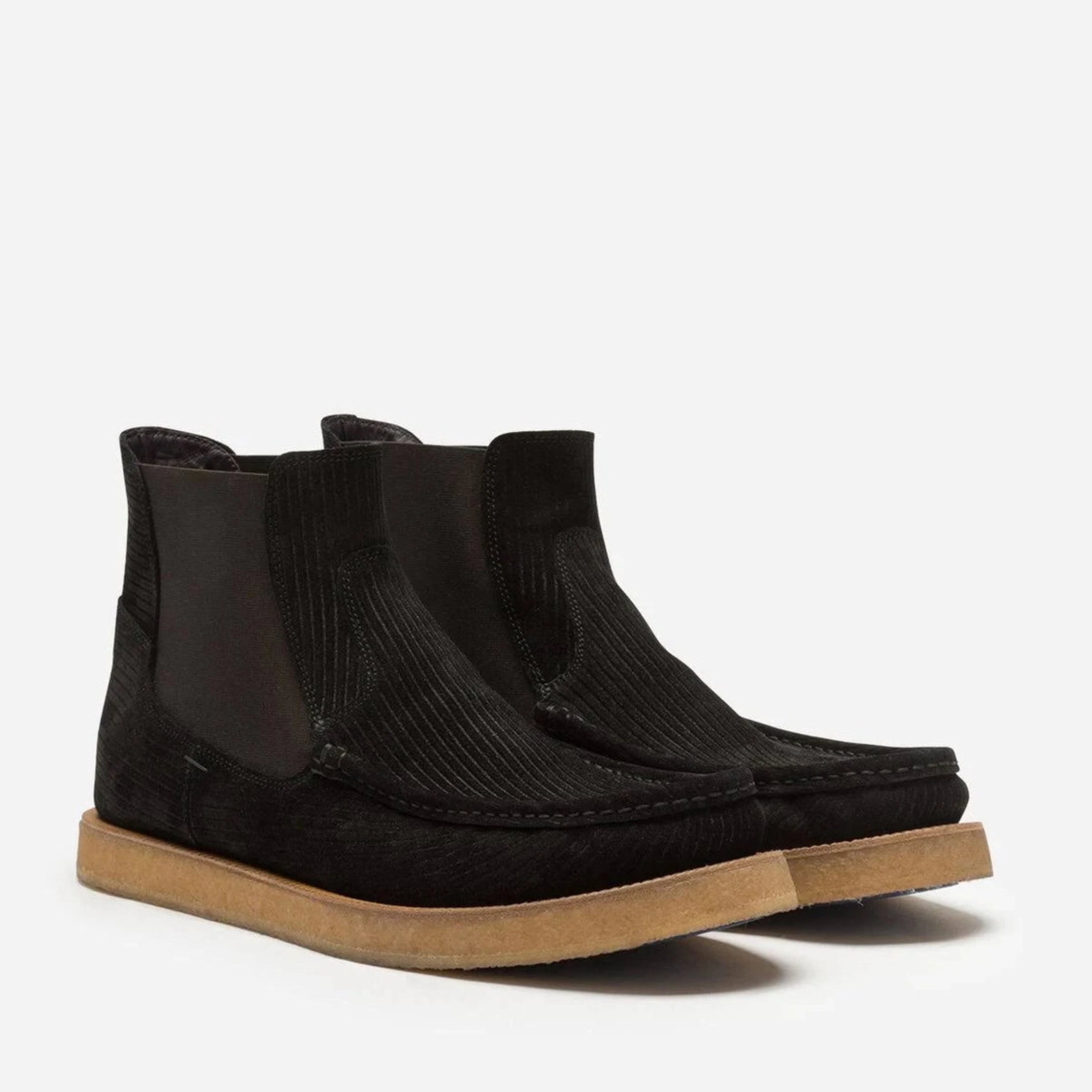 Мъжки боти Men’s ankle boots DOLCE & GABBANA A60319 AW441 Black angled view