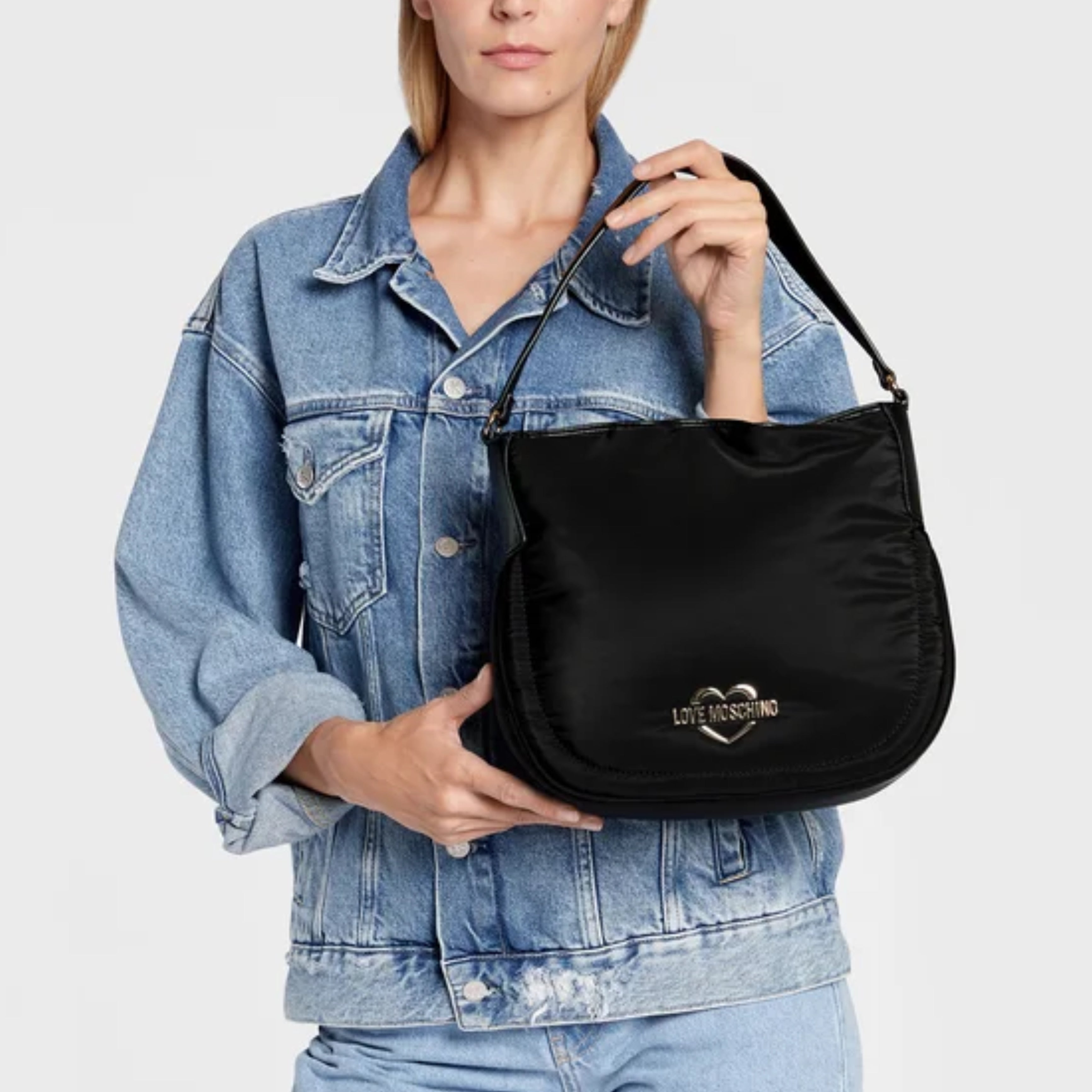 Дамска чанта Women’s handbag Love Moschino JC4058PP1FLE100A Black lifestyle view