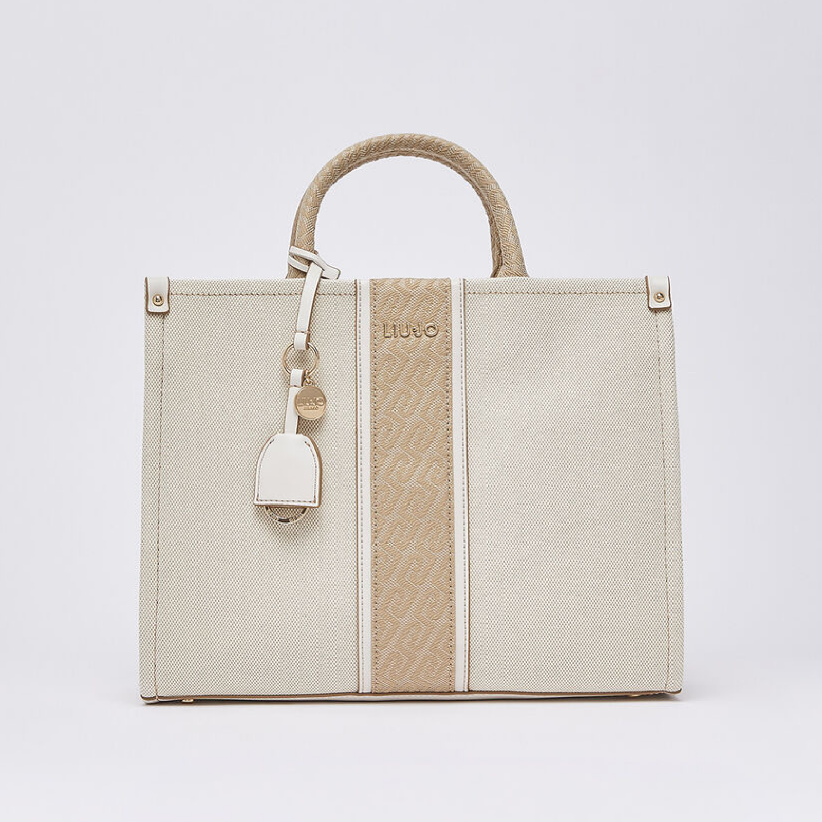 Дамска чанта Liu Jo Medium Jacquard Tote Bag AA6206 T388A C3905 Front View