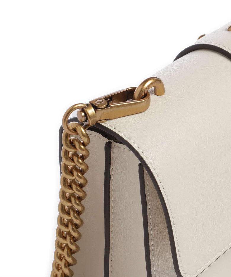 Дамска чанта Women’s shoulder bag Pinko Love One 105856 A0F1 Z14Q White chain view