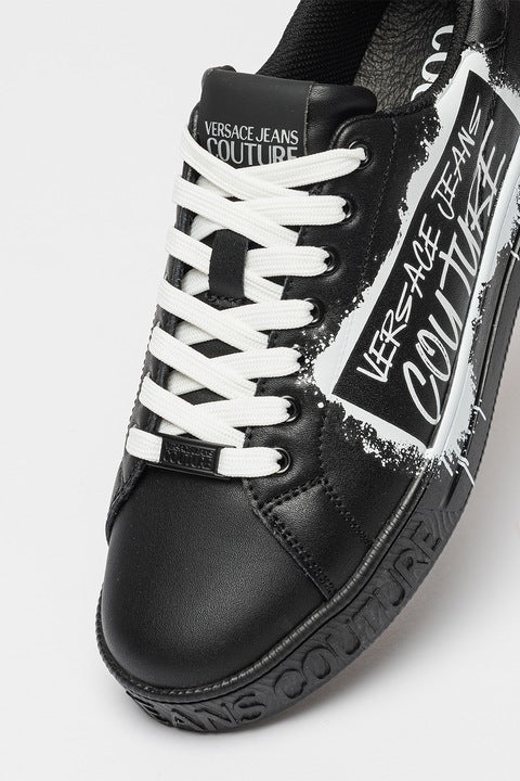 Мъжки кецове Men’s sneakers Versace Jeans Couture 77YA3SKC ZP307 899 Black cropped view