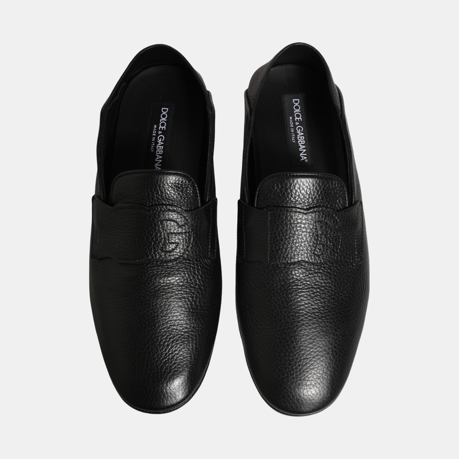 Мъжки шофьорски мокасини Dolce & Gabbana Men Deerskin Driver Loafers A50583A80348099 Top View