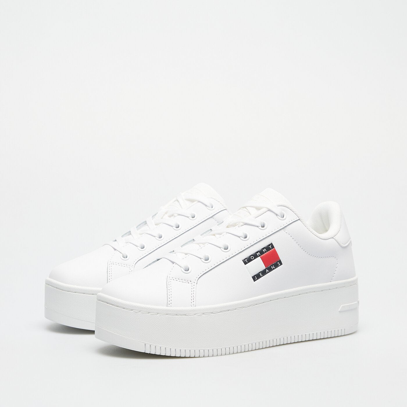 Дамски бели маратонки Tommy Hilfiger Jeans EN0EN02518YBS