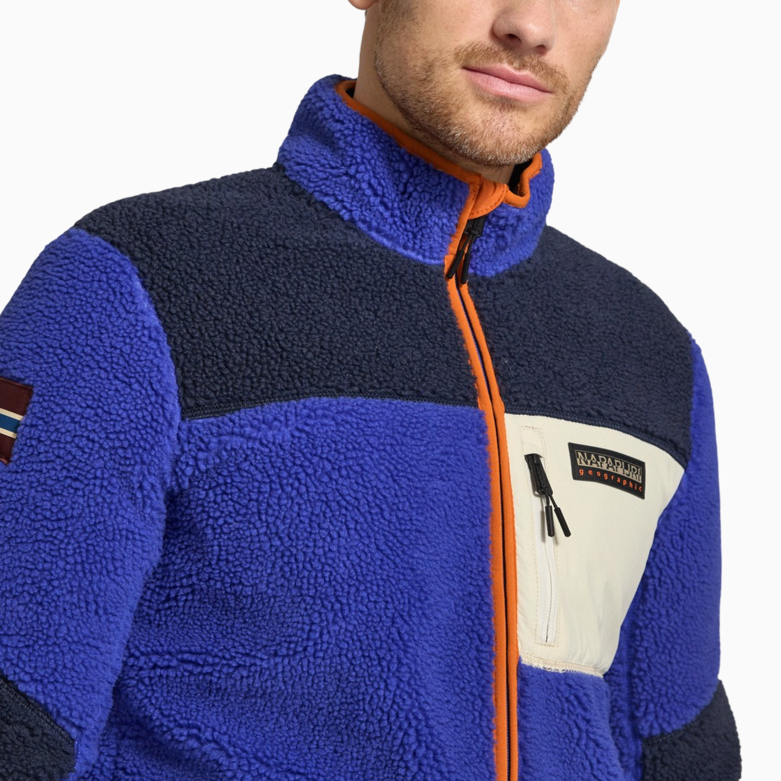 Мъжко яке Napapijri Men Fleece Jacket NP0A4GNTM Close-Up