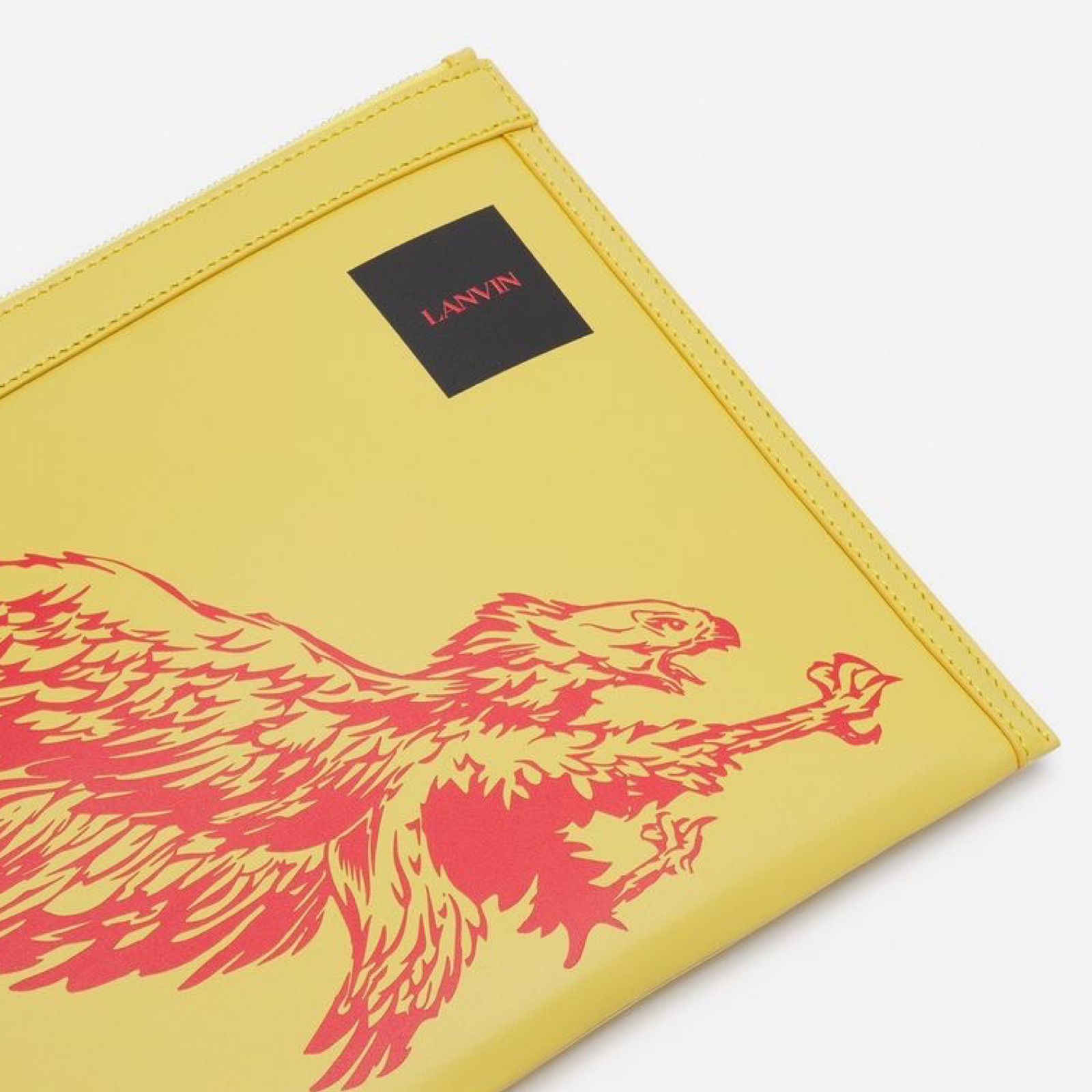 Мъжка клъч чанта Lanvin Eagle Print Men Clutch Bag