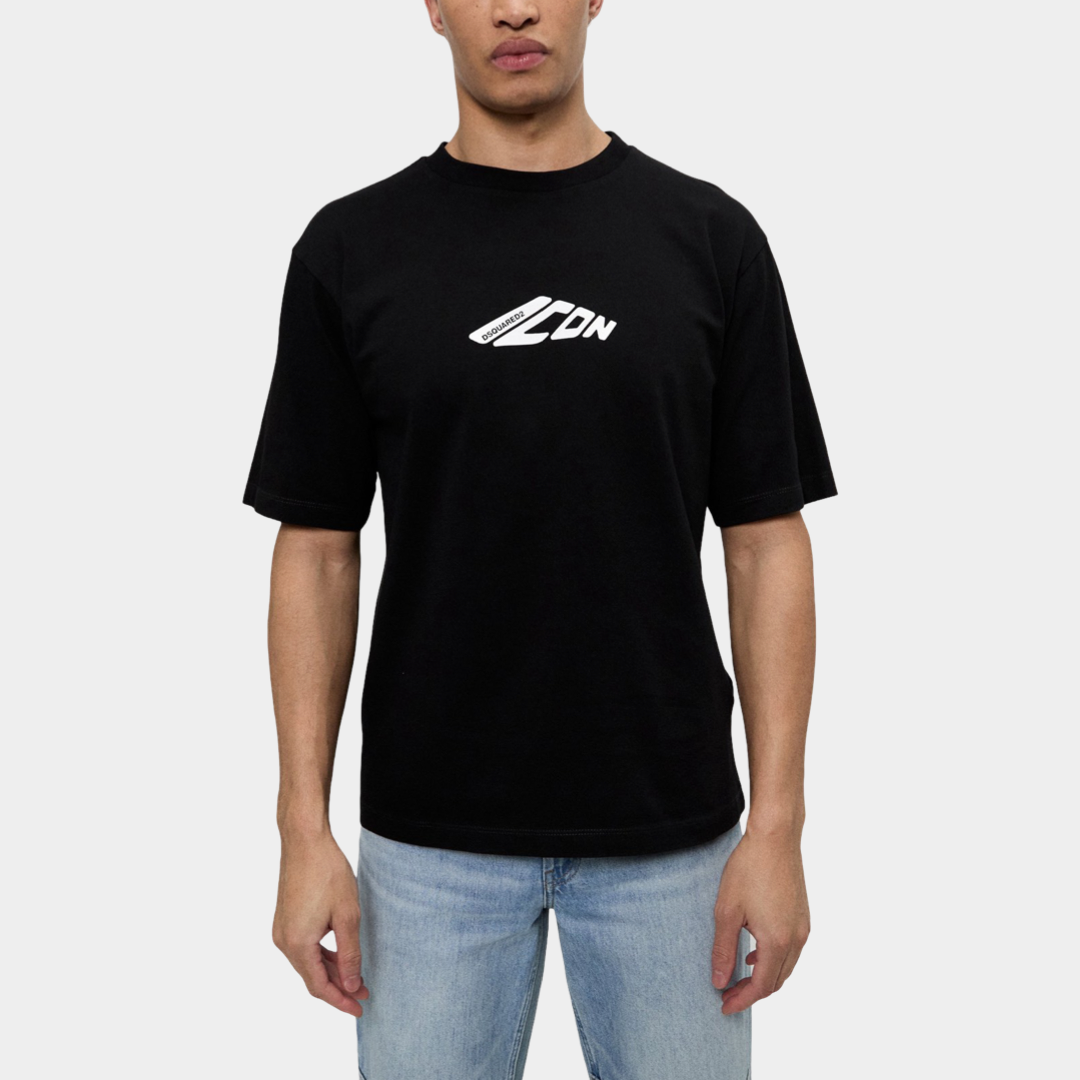Мъжка черна тениска Dsquared² Icon Men T-Shirt