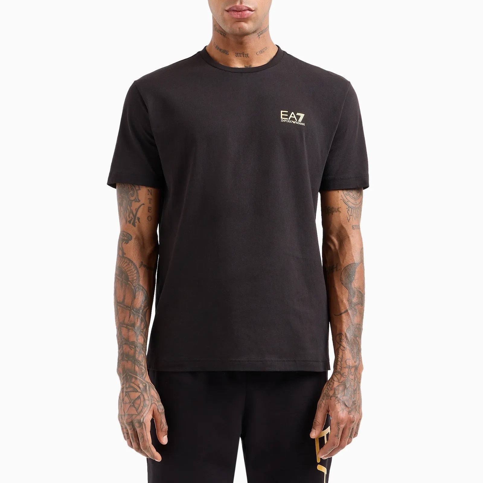 Мъжка черна тениска EA7 Emporio Armani 7M000567 AF10375