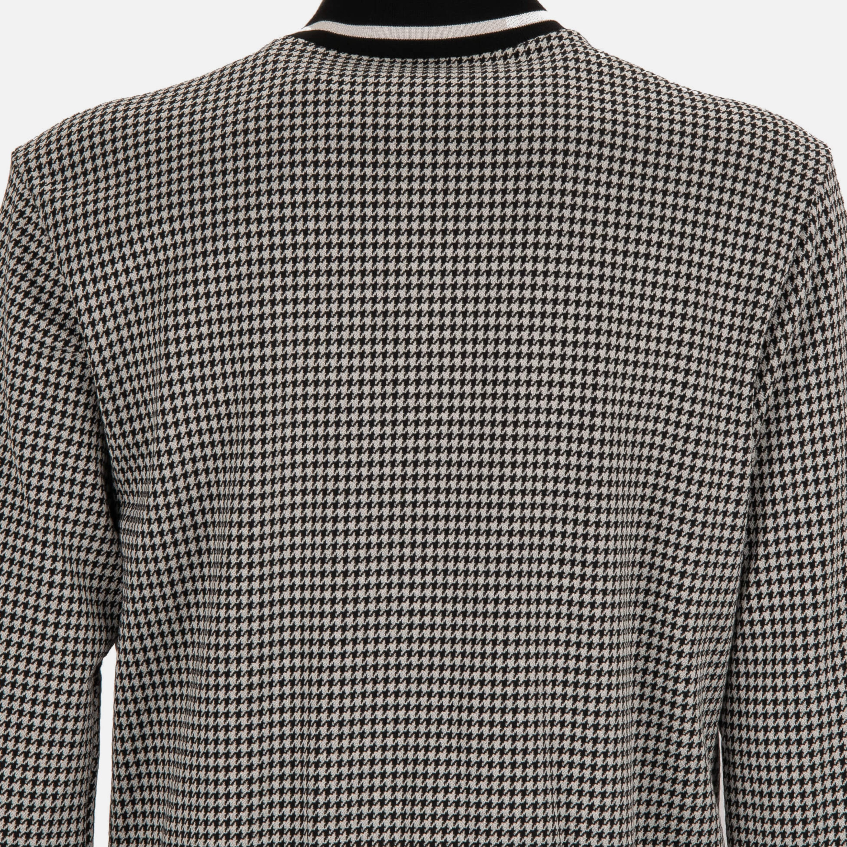 Мъжко жакардово яке Men’s jacquard jacket DOLCE & GABBANA G9OL0Z G7TUH S8350 close up back view