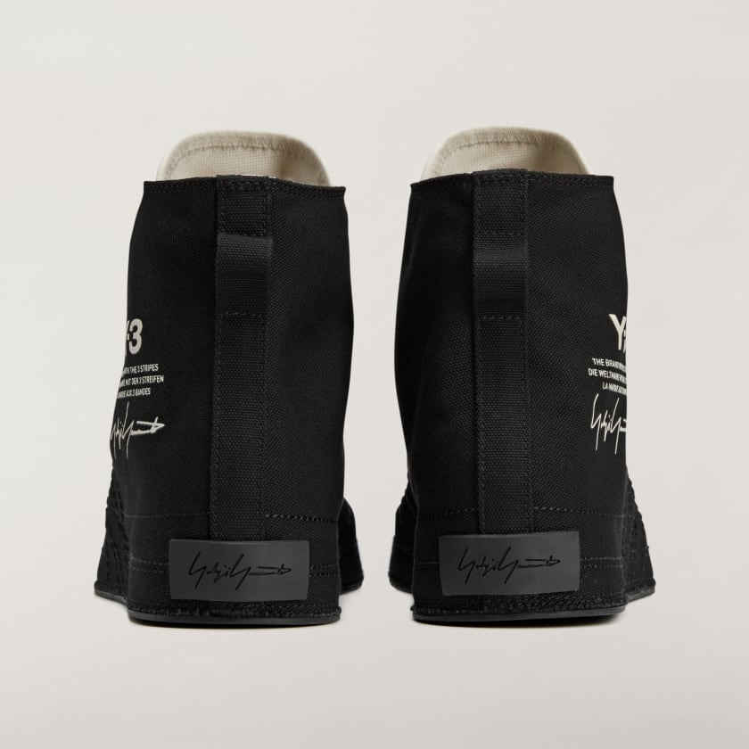 Y-3 Nizza Hi Men Sneakers Heel View