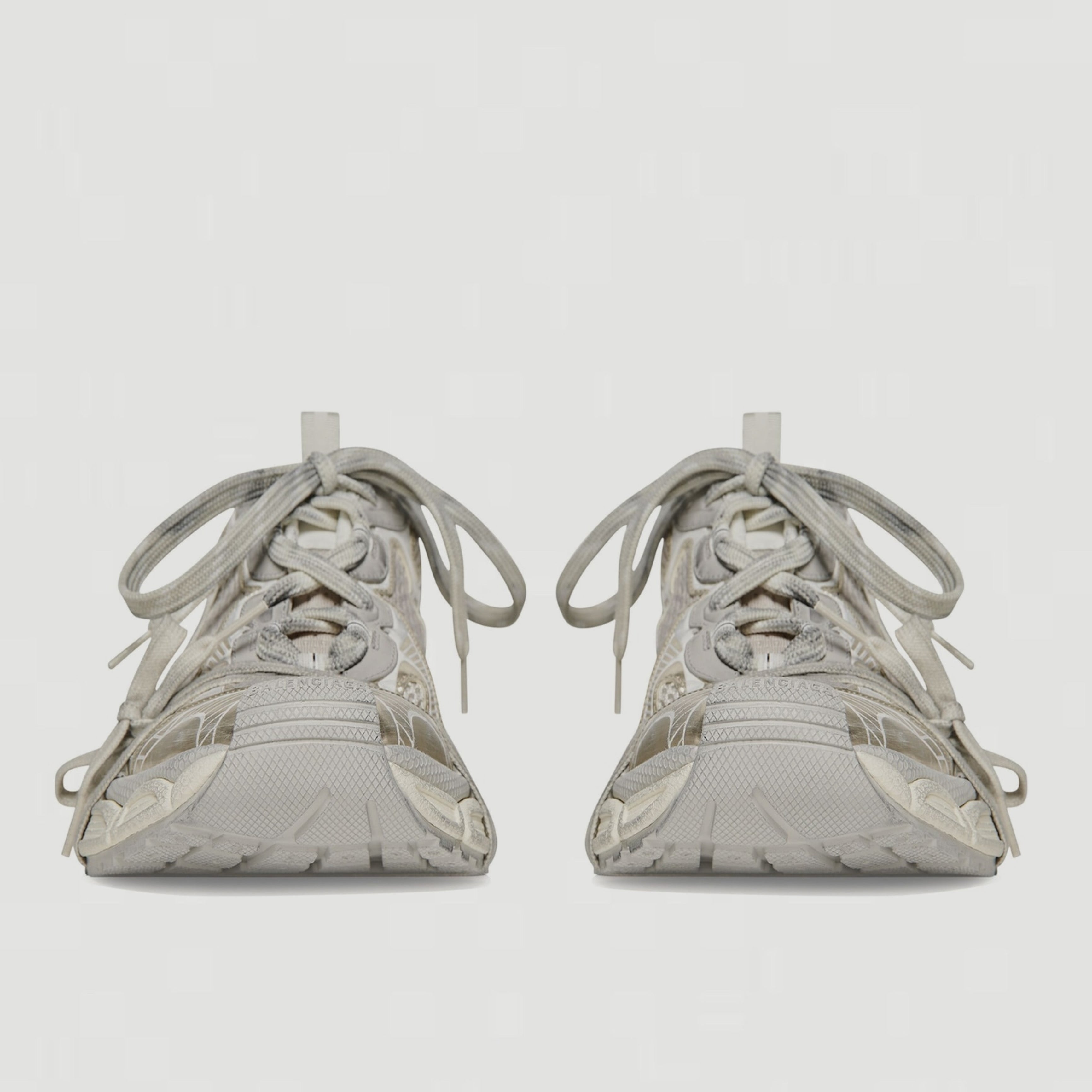 Дамски луксозни кецове Women’s sneakers Balenciaga 3XL 734731W3XL49191 in light beige front view