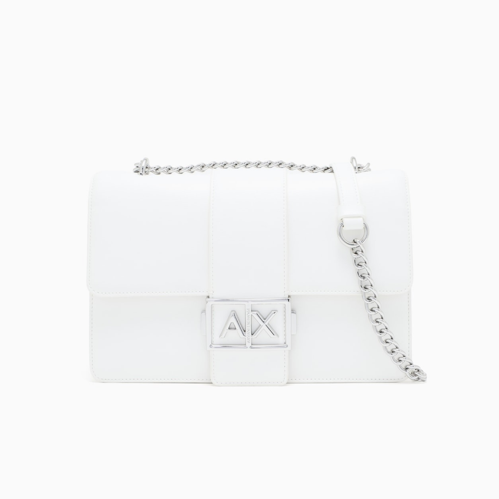 Дамска бяла чанта Armani Exchange Women Crossbody Bag XW000070 AF12039 U0011 Front View