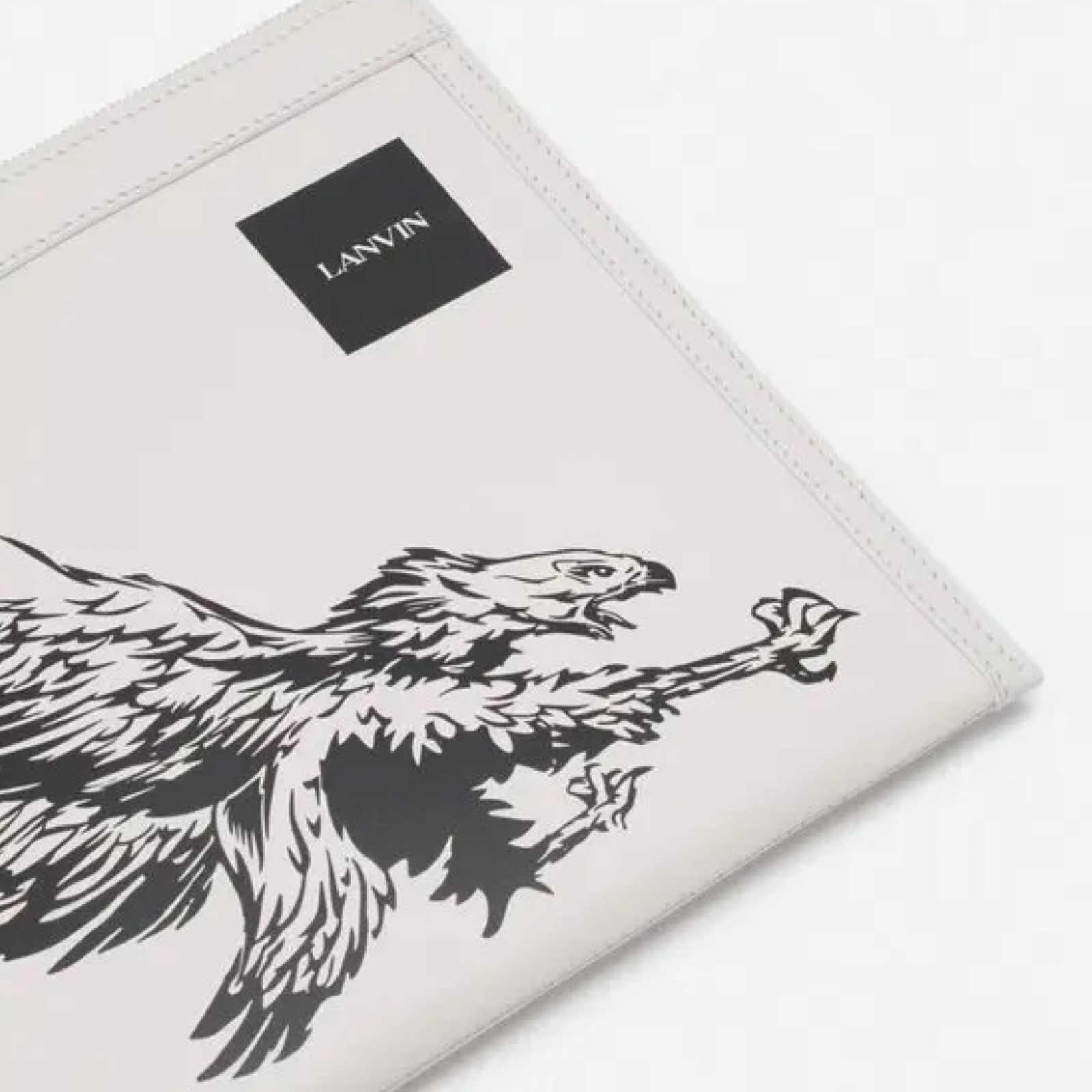 Мъжка клъч чанта Lanvin Eagle Print Men Clutch Bag