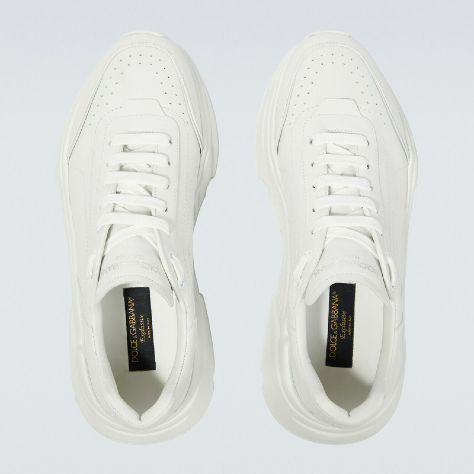 Мъжки бели маратонки Dolce & Gabbana Daymaster Men Sneakers CK1805 AW178 80001 Top View