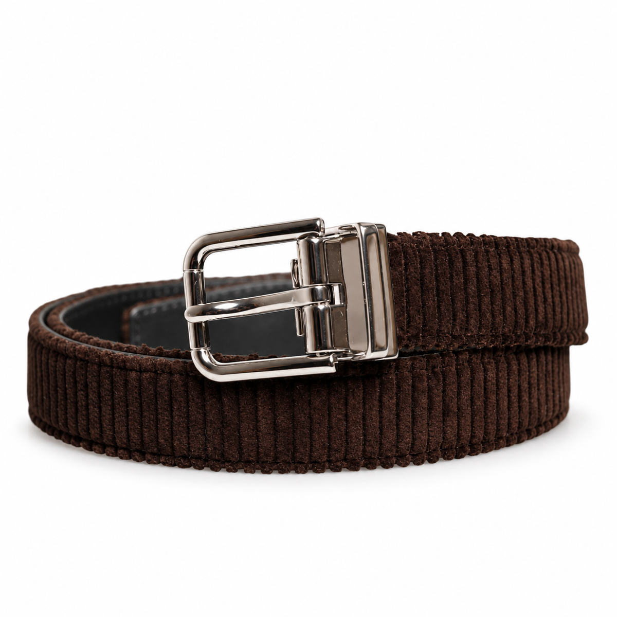 Men's belt Dolce & Gabbana SKU: BC4337 AW446 coiled front view