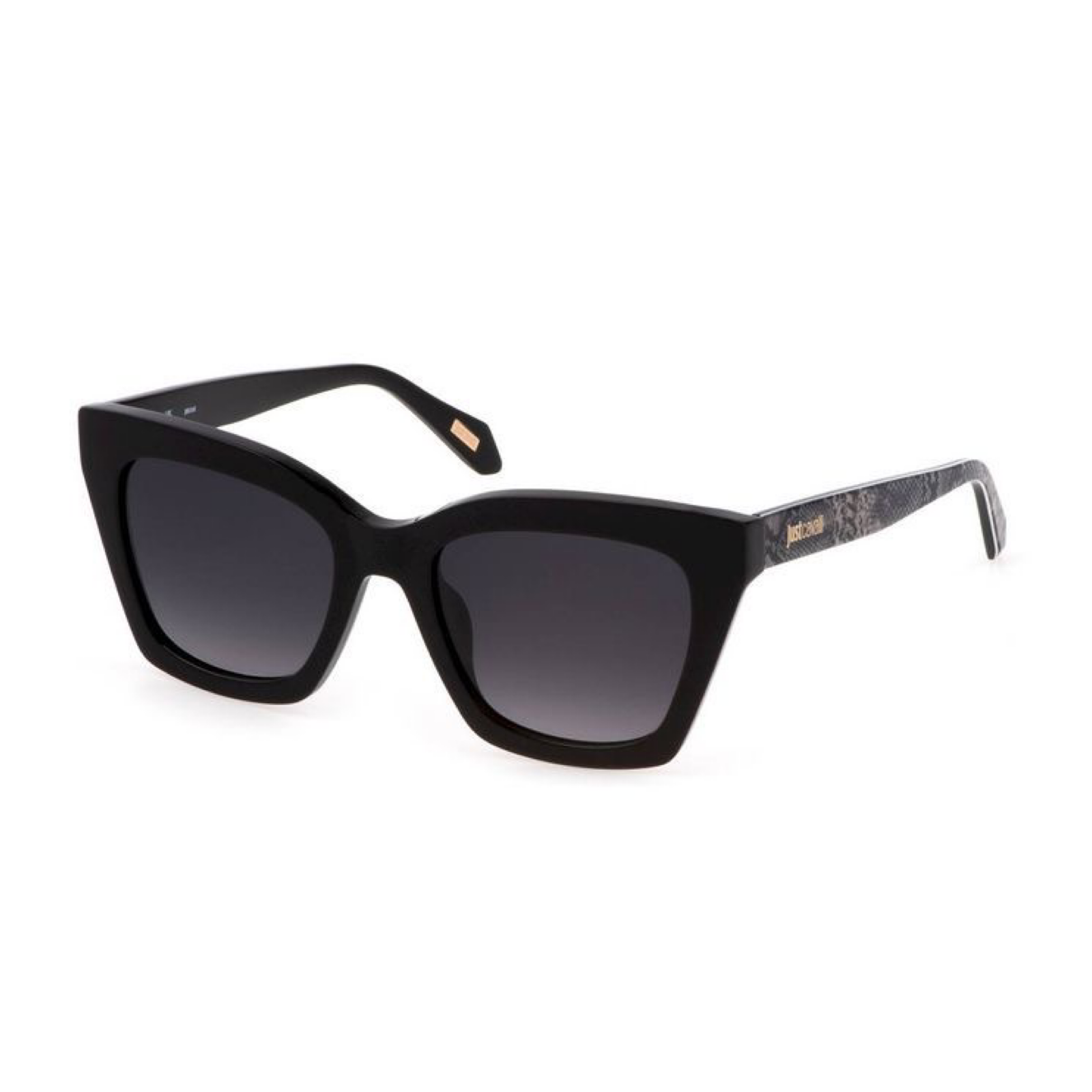Just Cavalli Black Plastic Sunglasses