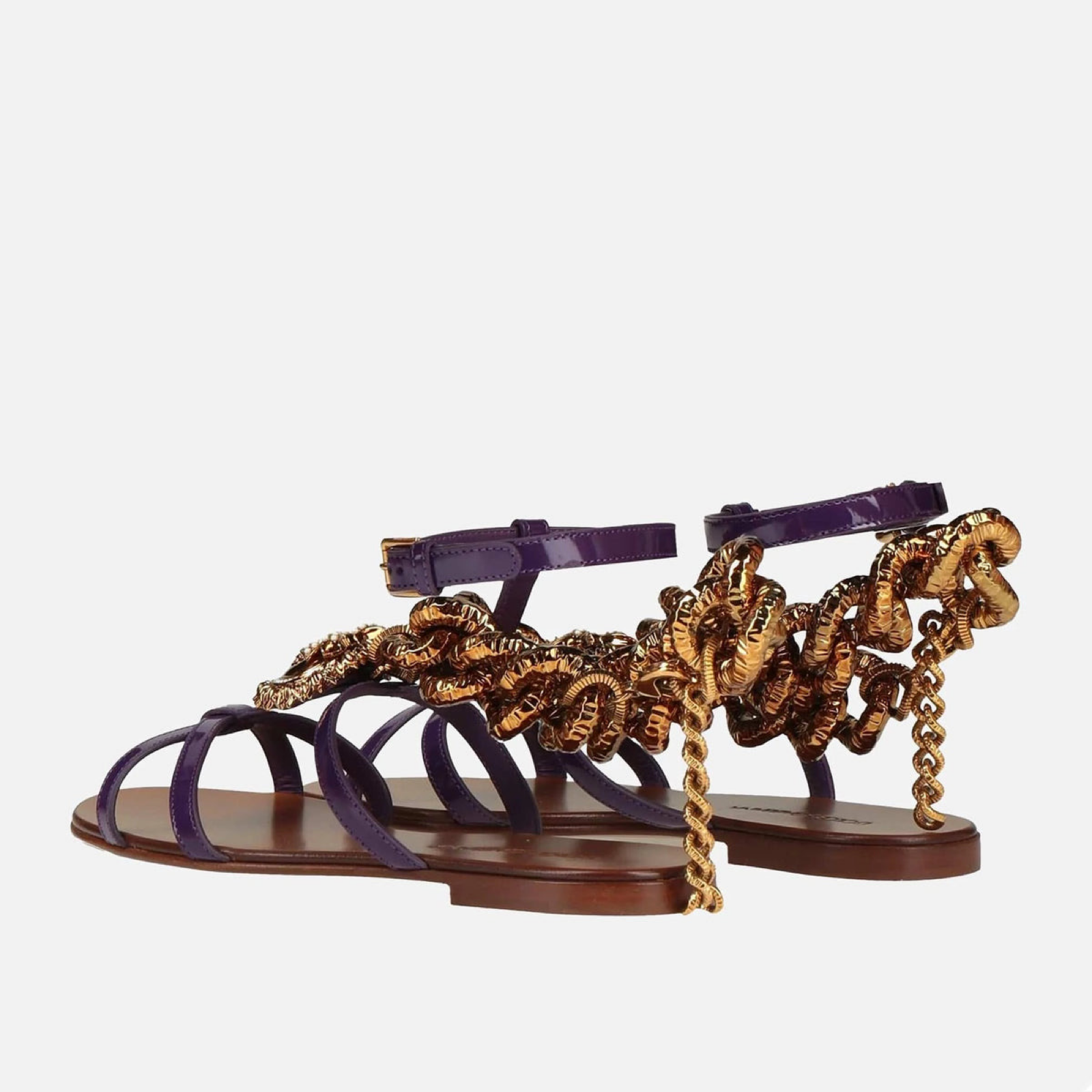 Dolce & Gabbana Devotion Sandals Heel View