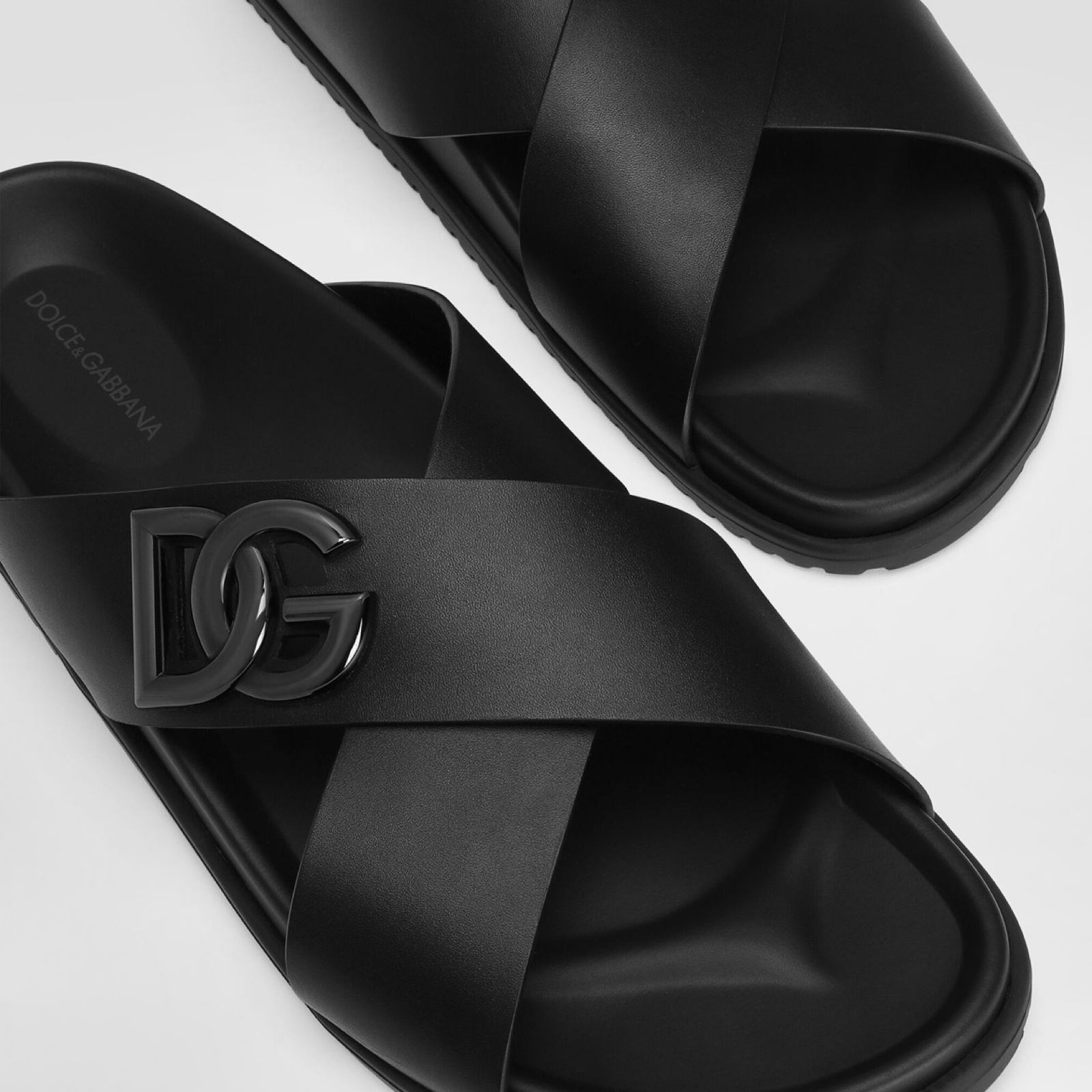 Dolce & Gabbana Calfskin Sandals A80525A9Q6780999 Close-Up