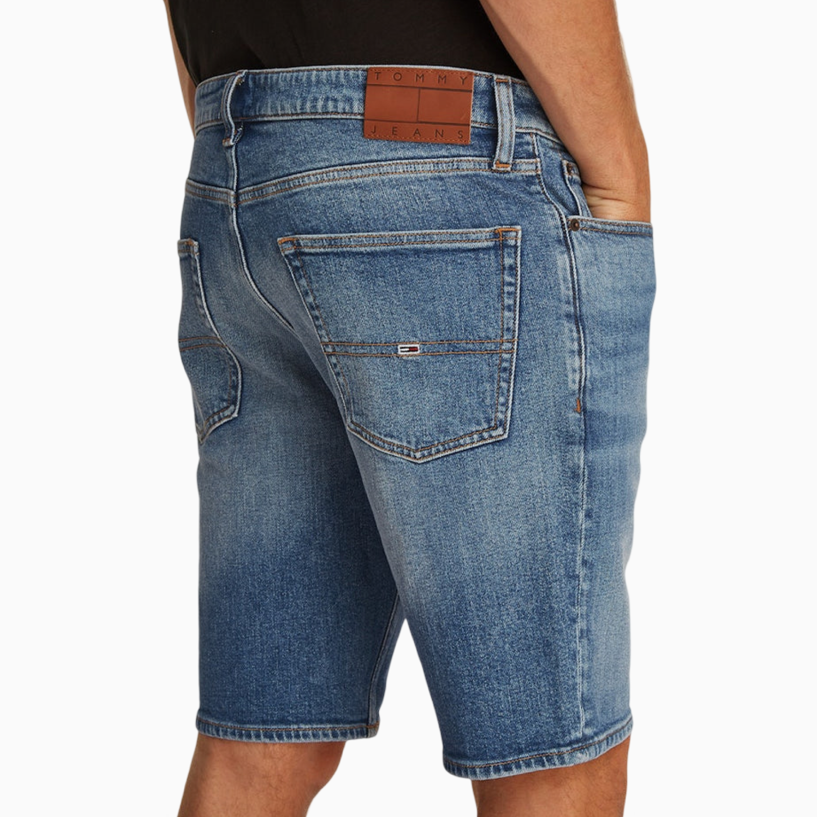 Мъжки сини дънкови къси панталони Tommy Hilfiger Jeans DM0DM20960