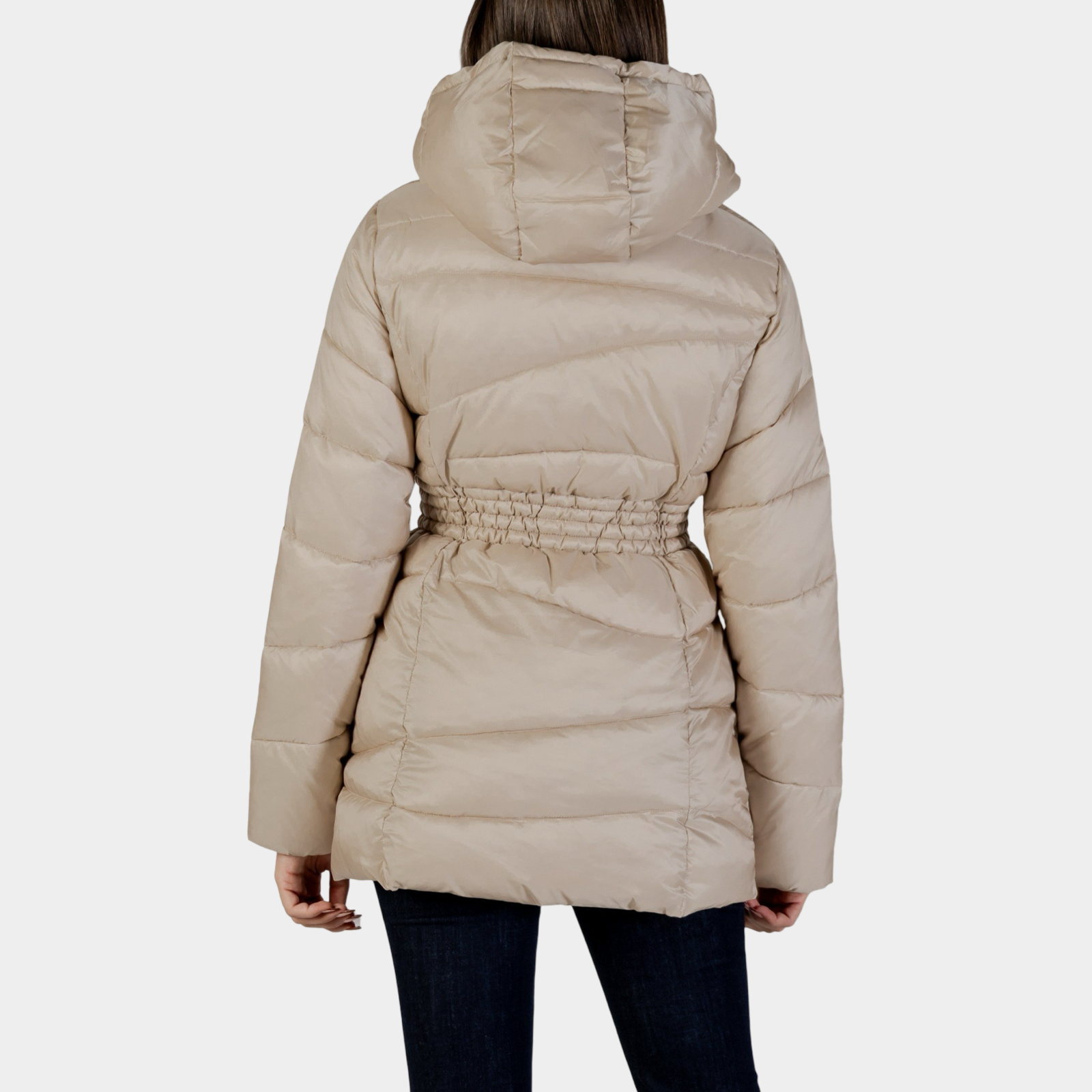 Дамско бежово яке Ea7 Emporio Armani Women Jacket 7W000661 AF16413 Back View