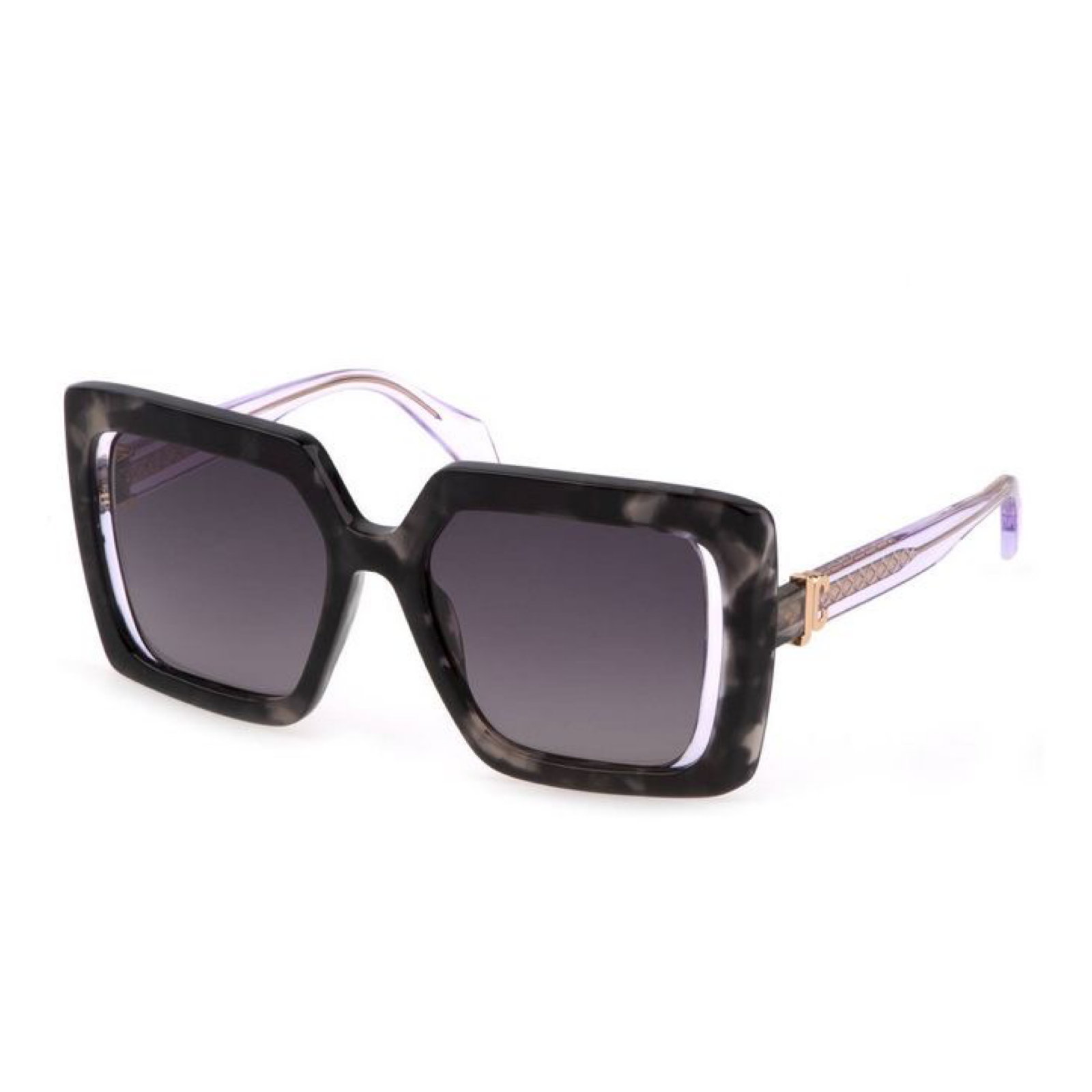 Just Cavalli Black Plastic Sunglasses