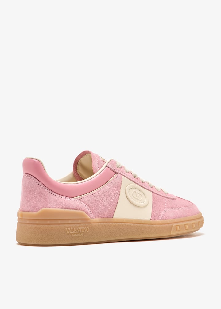 Дамски кецове Women’s sneakers Valentino Garavani Upvillage 7W2S0IL9LALBRN Pink heel view