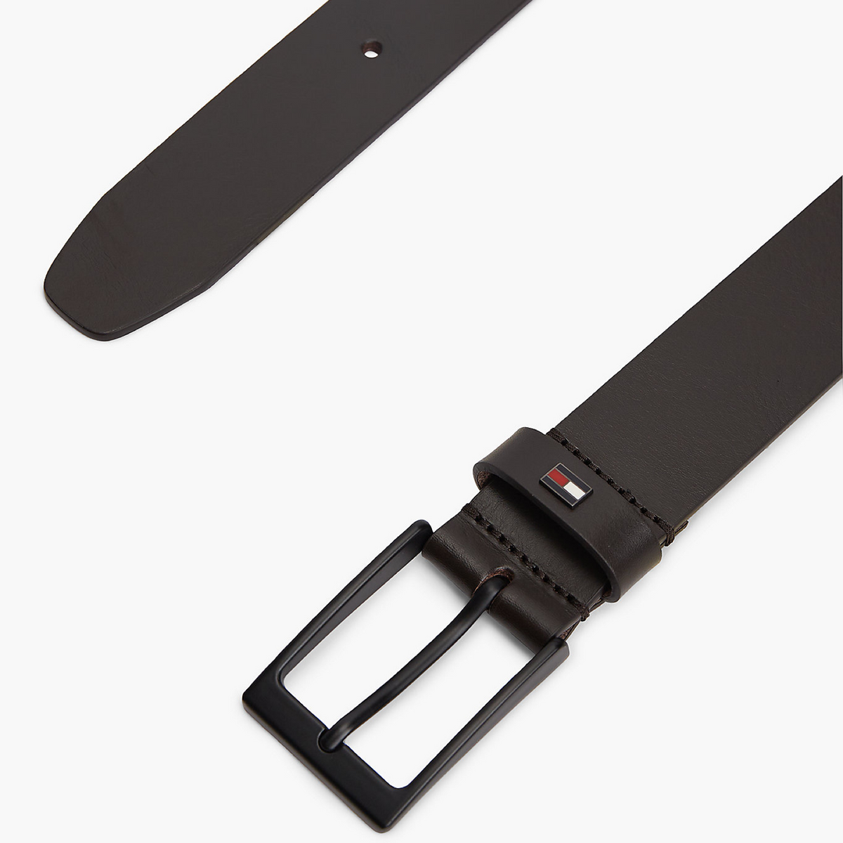 Мъжки кафяв колан Tommy Hilfiger Men Belt AM0AM13016 0HD Top View