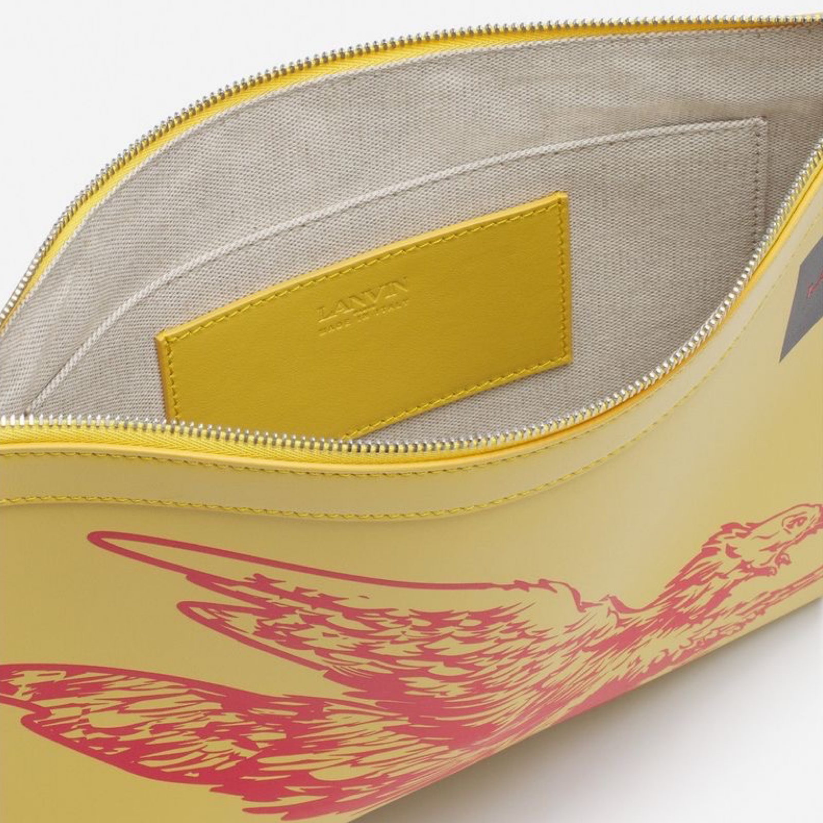 Мъжка клъч чанта Lanvin Eagle Print Men Clutch Bag
