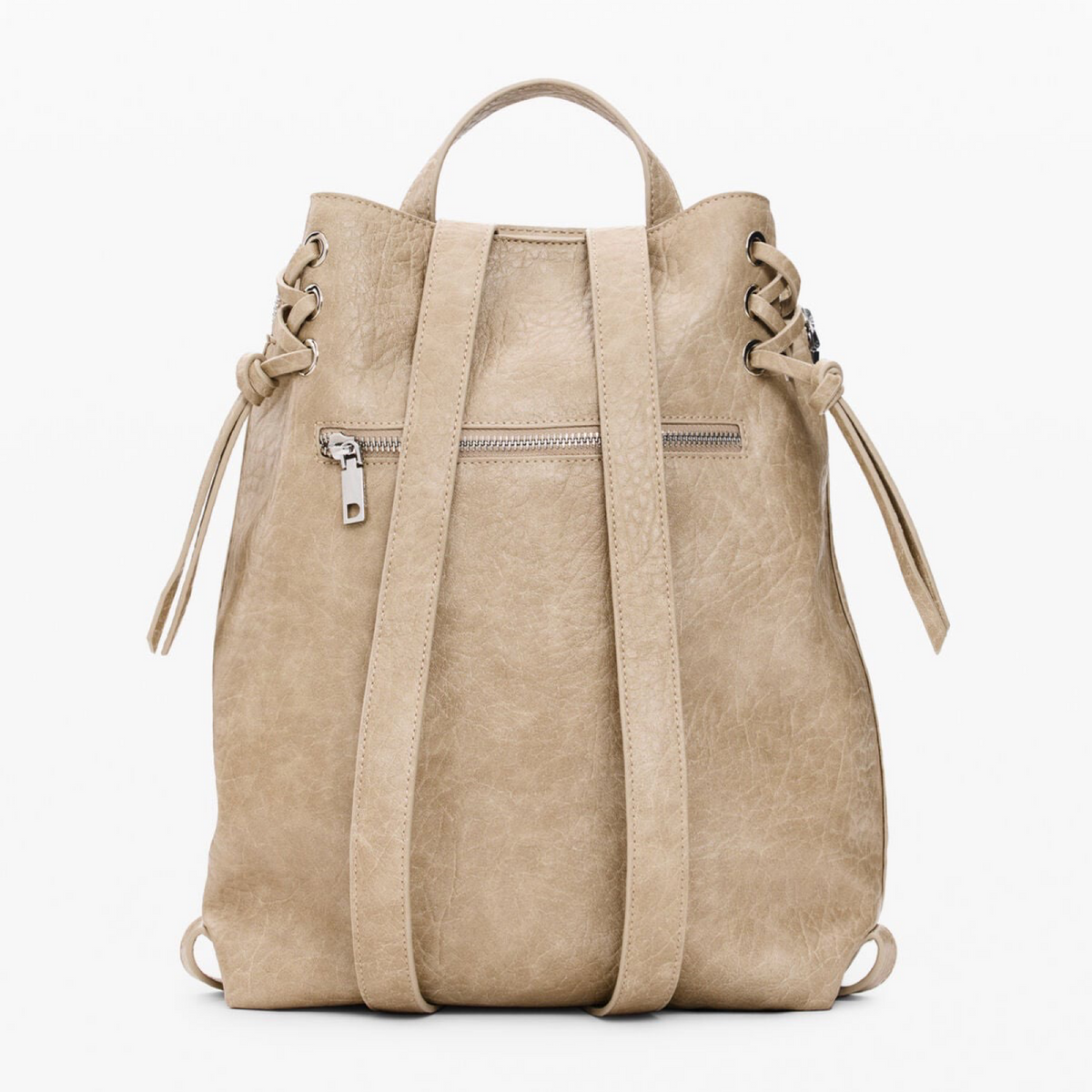 Дамска бежова раница Desigual Women Backpack 26WAKP15 1008 Back View