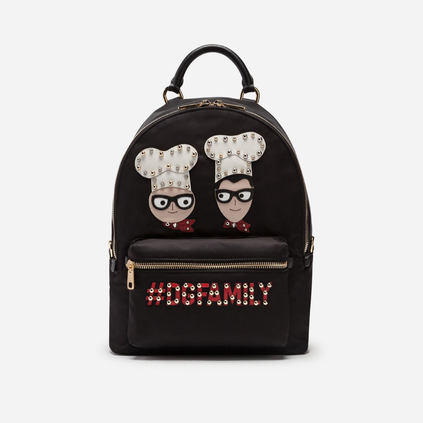 Dolce & Gabbana #DGFamily Vulcano Embellished Rucksack Front View