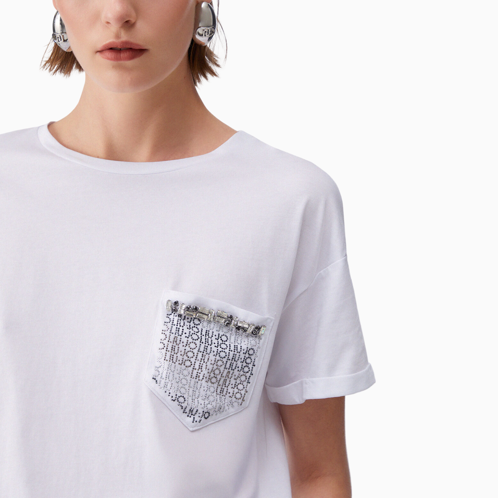 Дамска тениска Liu Jo Women T-shirt WA6372 JS923 P9444 Close-Up