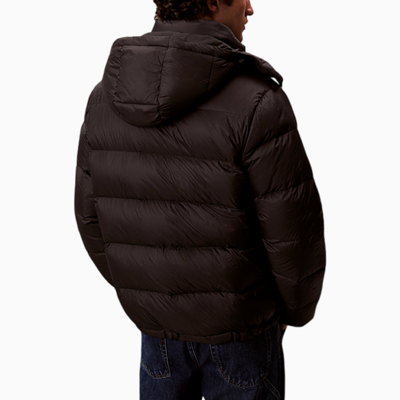 Мъжко черно яке Calvin Klein Jeans Men Jacket LV04RC518 Back View