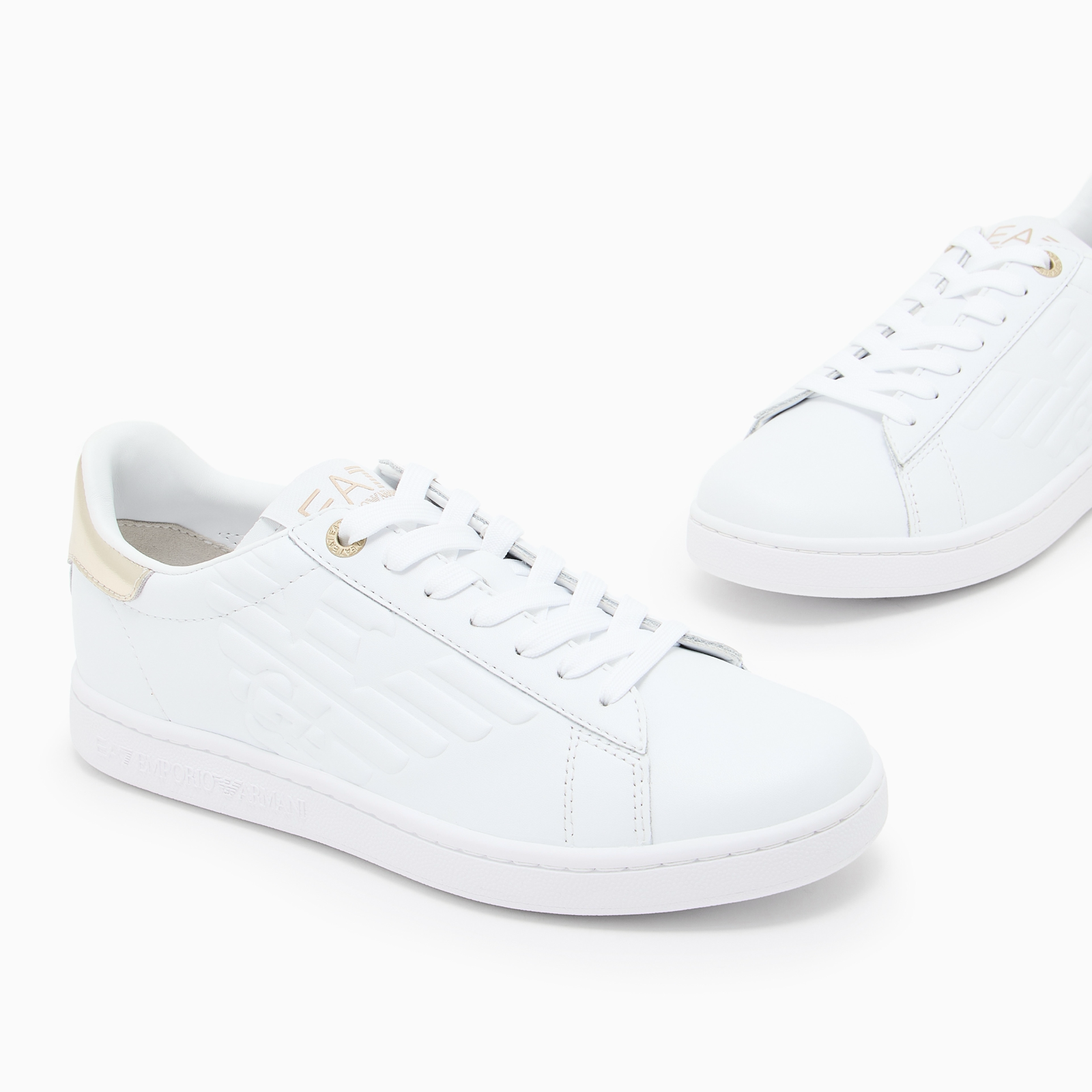 Дамски бели кецове EA7 Emporio Armani Women Sneakers 7X000331 AF10848 M0015 Close-Up