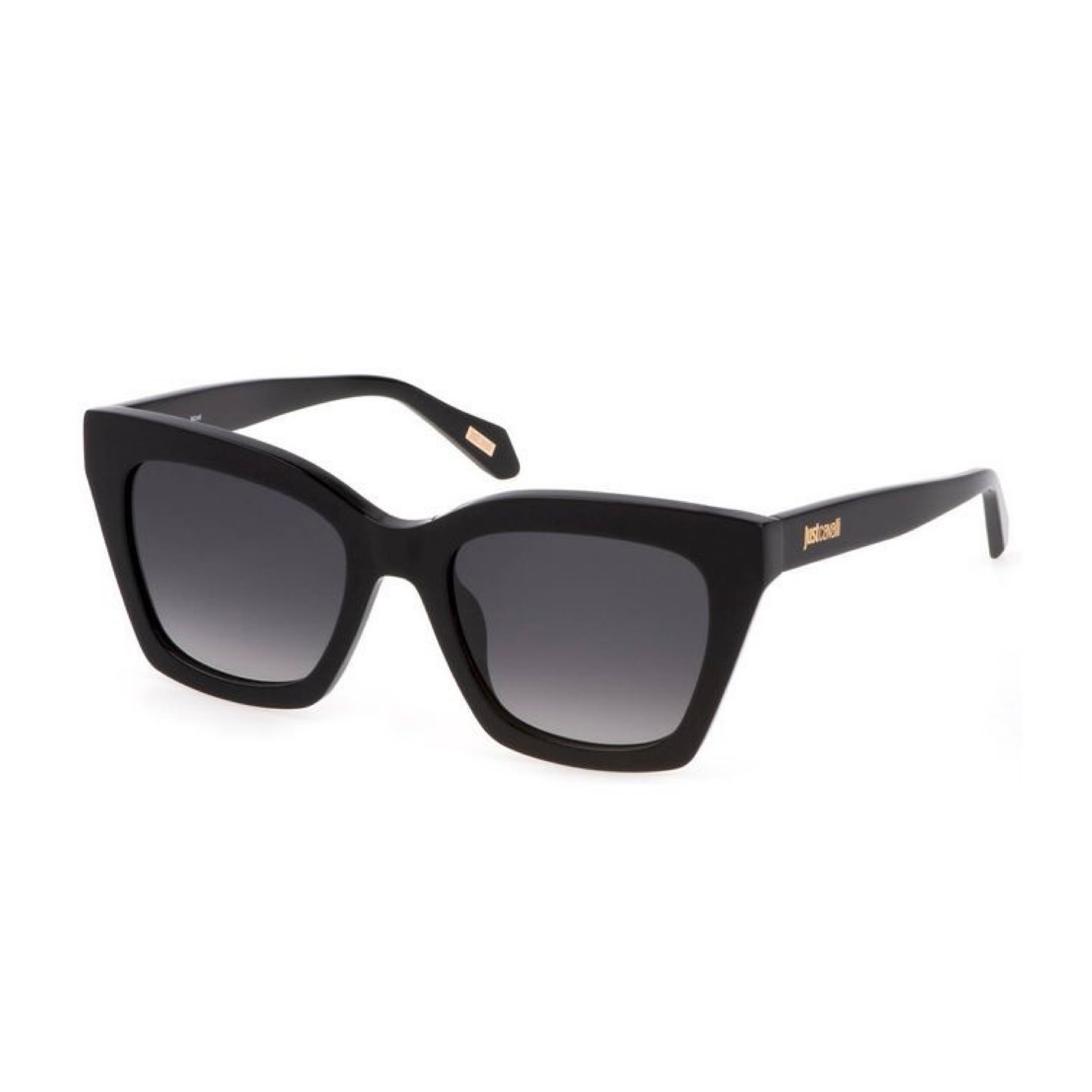 Just Cavalli Black Plastic Sunglasses