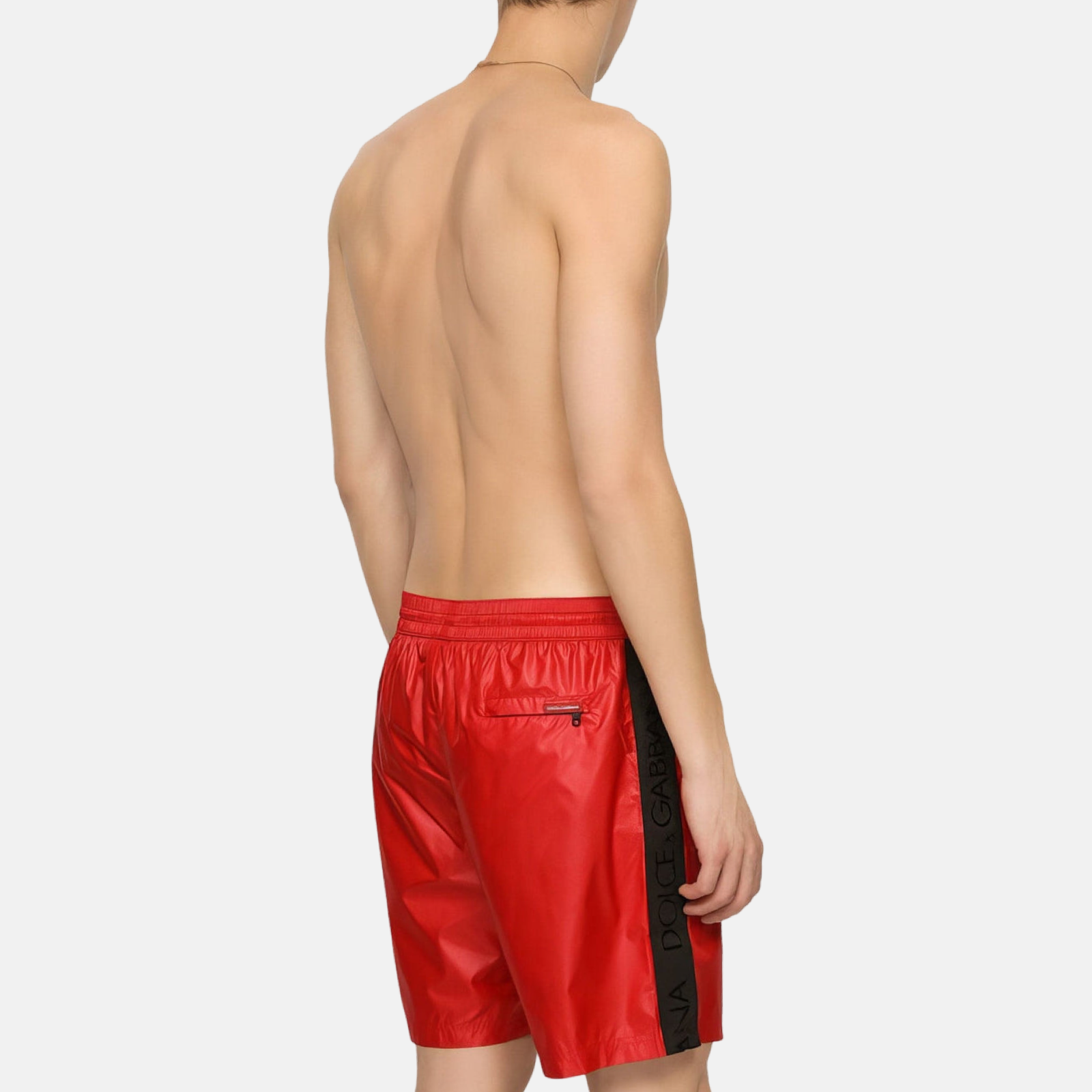 Мъжки червени бански Dolce & Gabbana M4B80T FUMTP