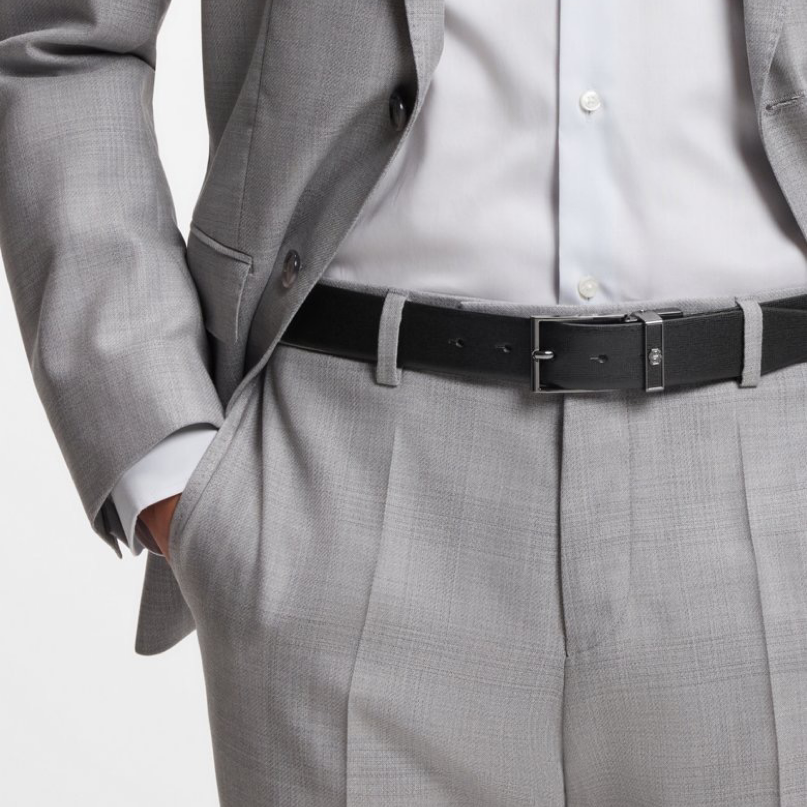 Мъжки подаръчен комплект колан Boss Men Belt Gift Set 50558761 001 Model View