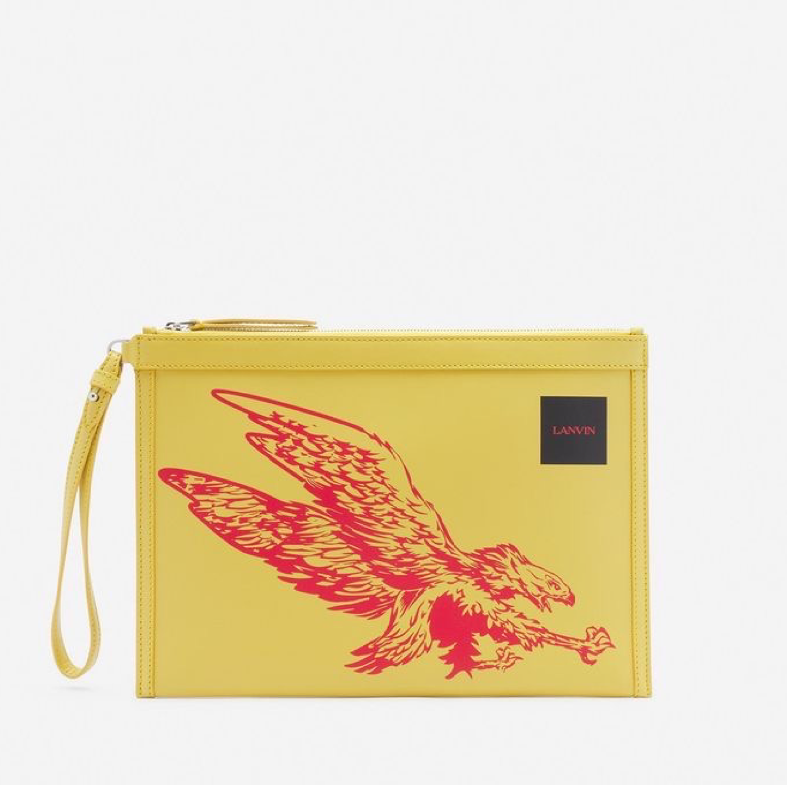 Мъжка клъч чанта Lanvin Eagle Print Men Clutch Bag
