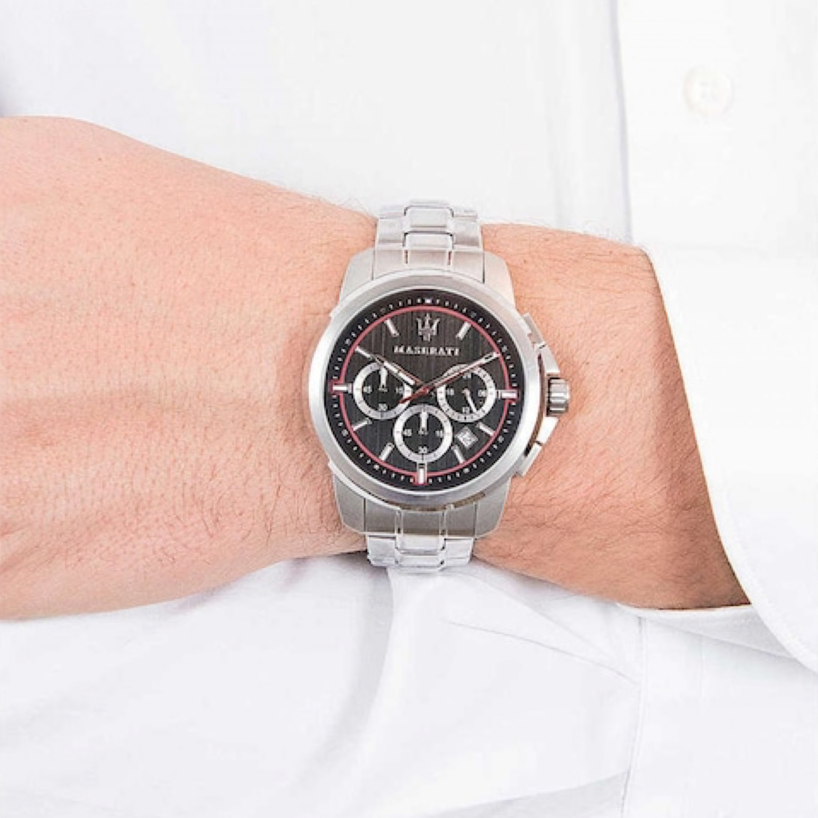 Мъжки часовник Maserati Successo Chronograph Watch R8873621009 Hand View