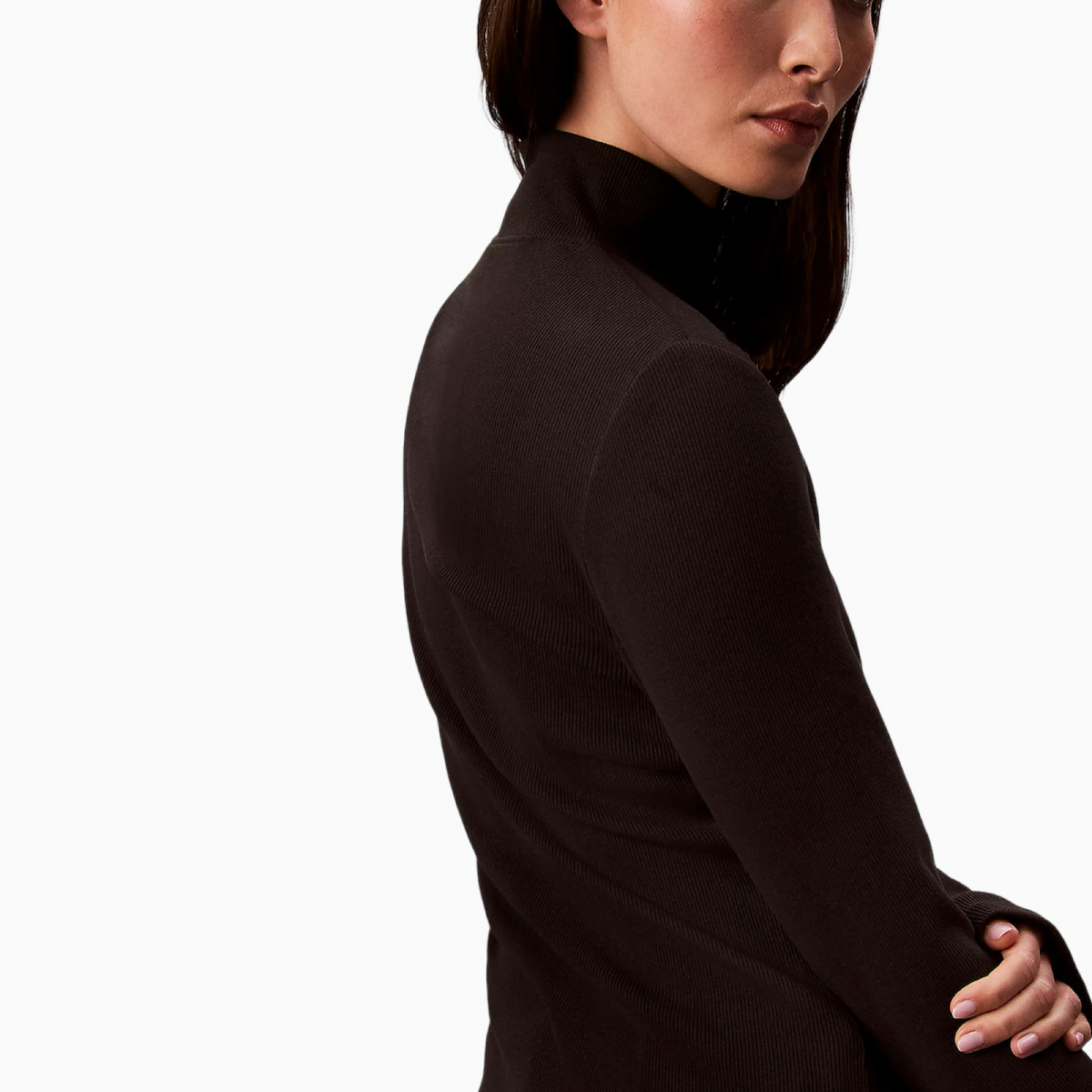Дамски пуловер Calvin Klein Jeans Women Knitwear LV047D203G UB1 Side View