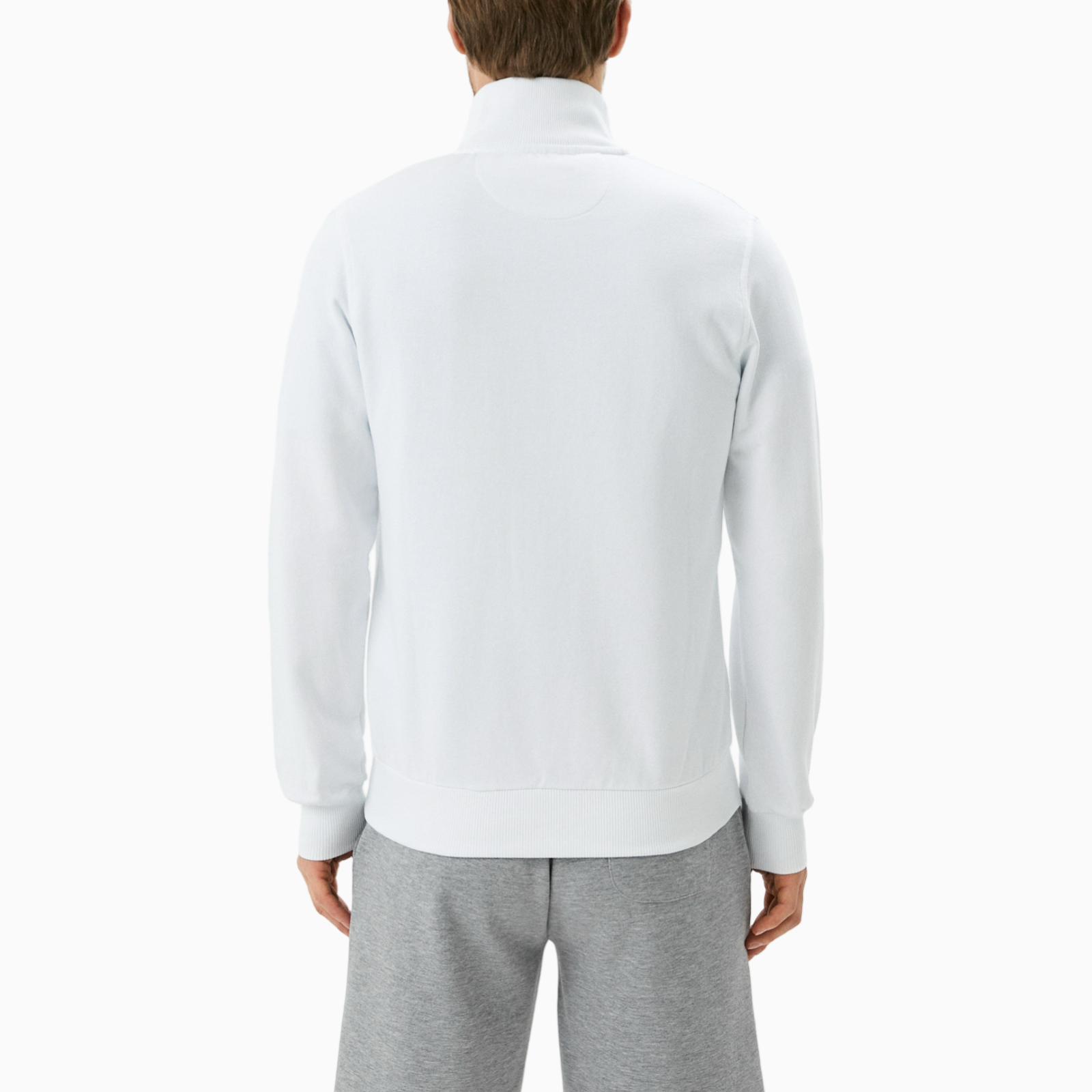 Мъжки бял суичър La Martina Men Sweatshirt XMF005FP059 Back View