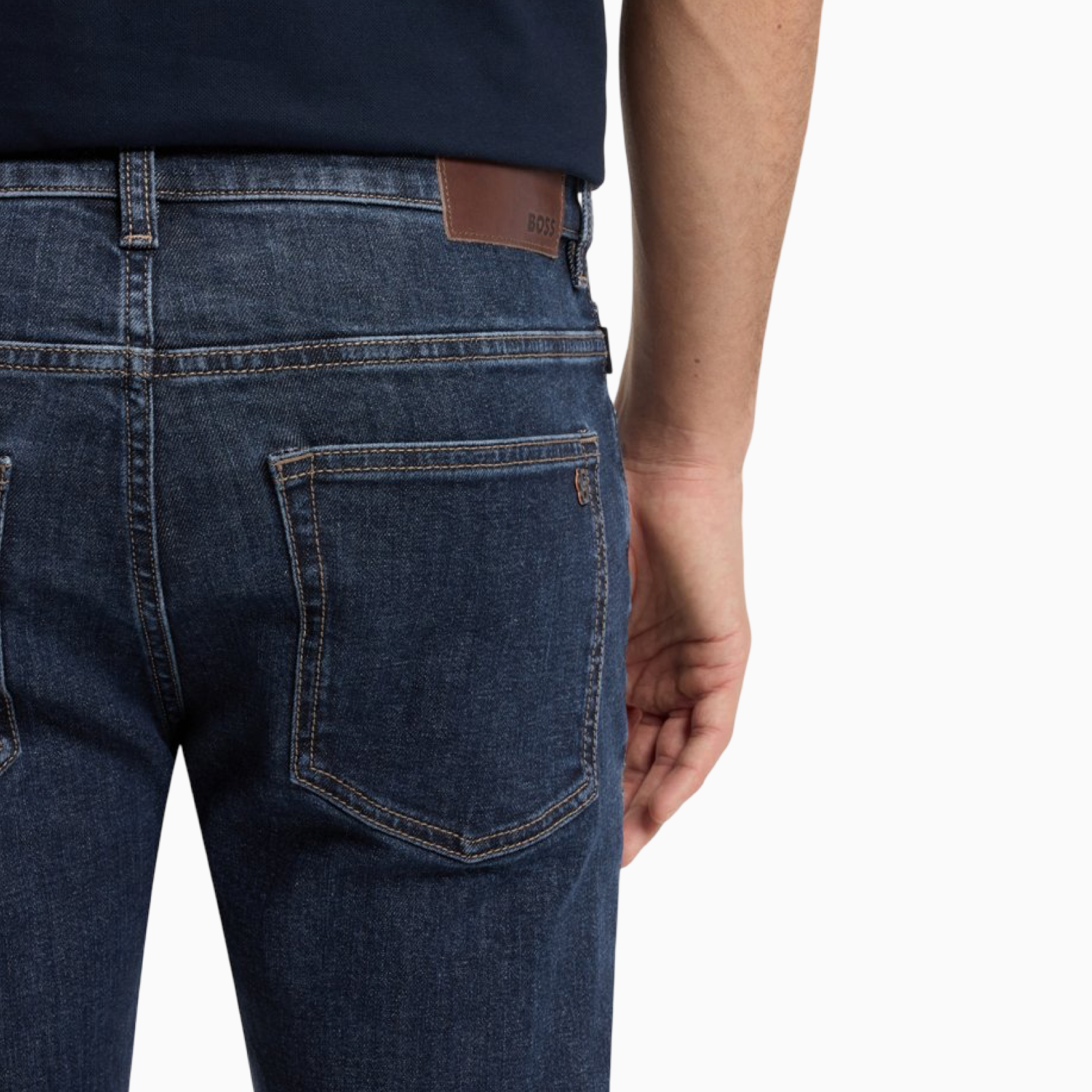 Мъжки дънки Boss Men Jeans 50564546 412 Close-Up